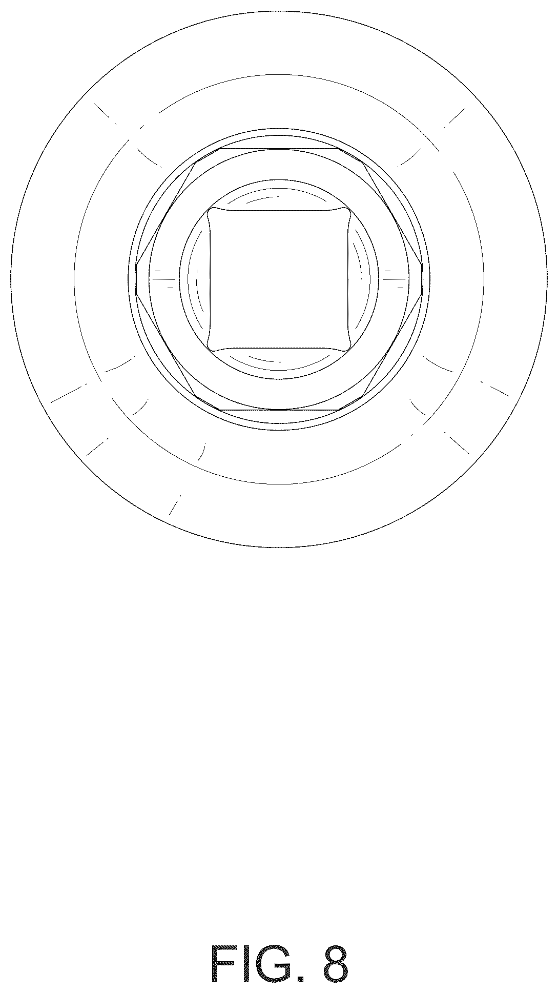 Patent USD1077605 Figure 8 – Regulator socket tool