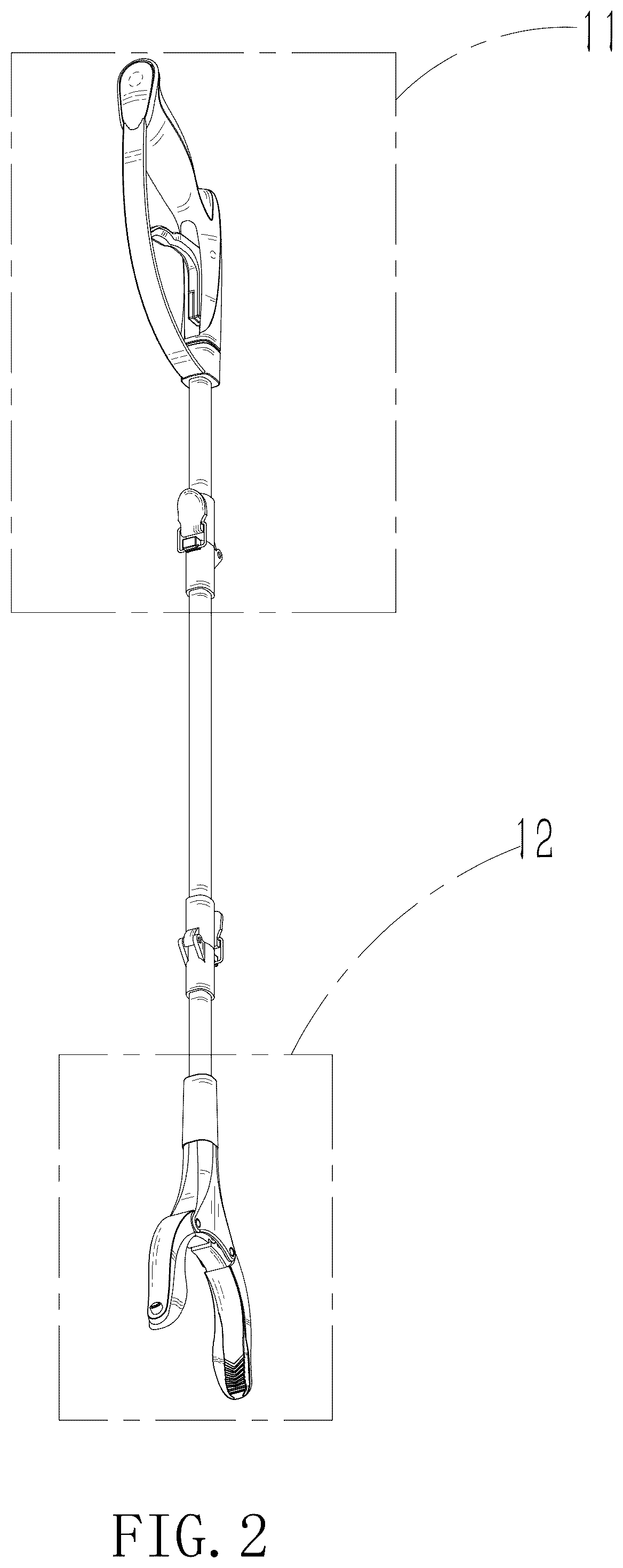 Patent USD1077606 Figure 2 – Reacher grabber