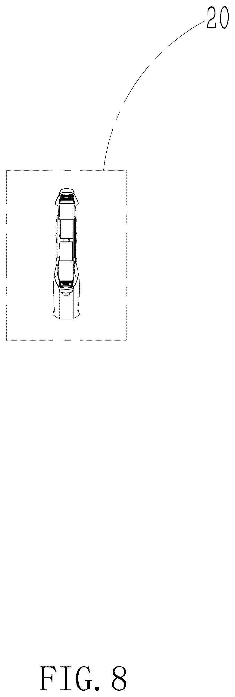 Patent USD1077606 Figure 8 – Reacher grabber