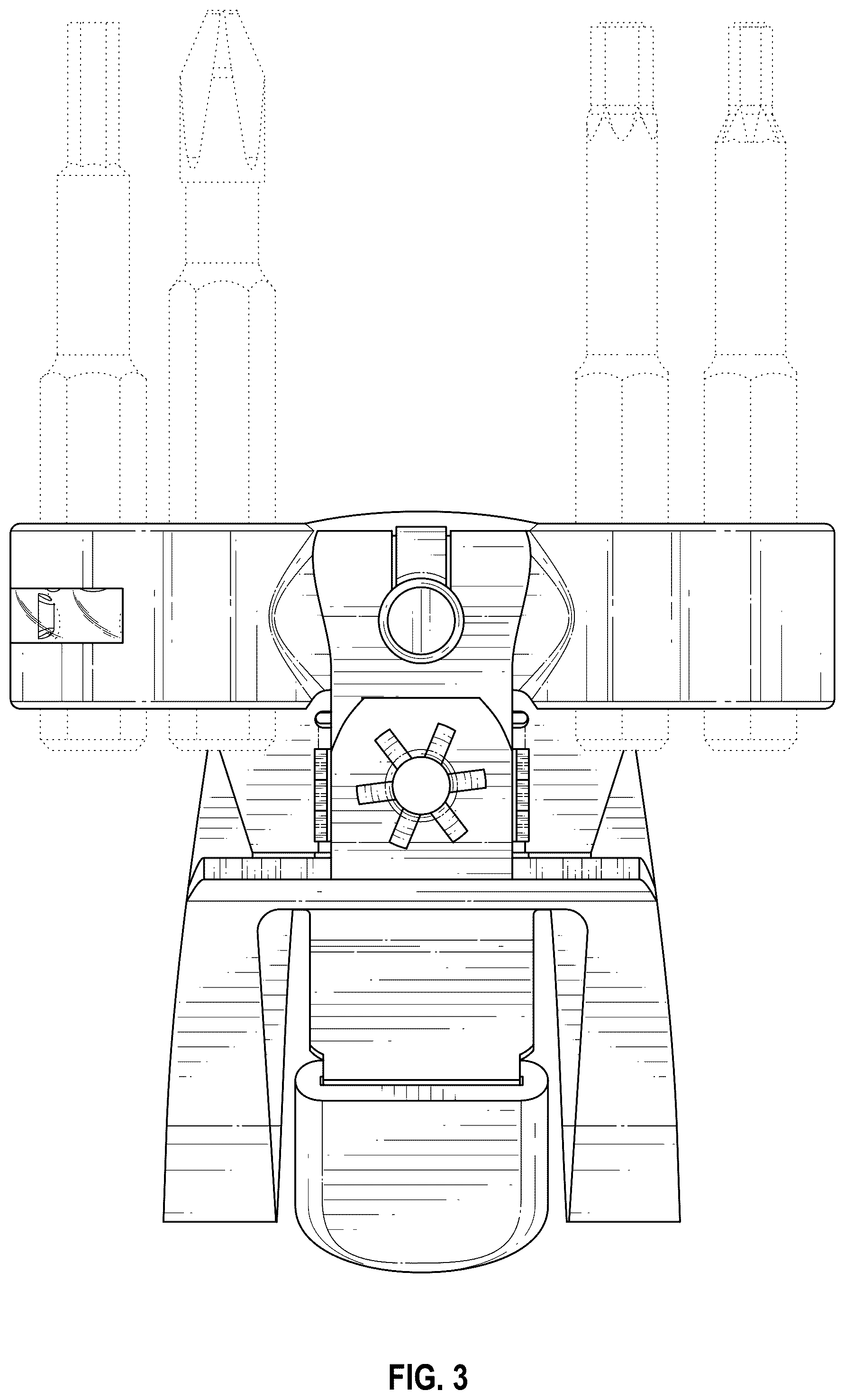 Patent USD1077609 Figure 3 – Tool clip