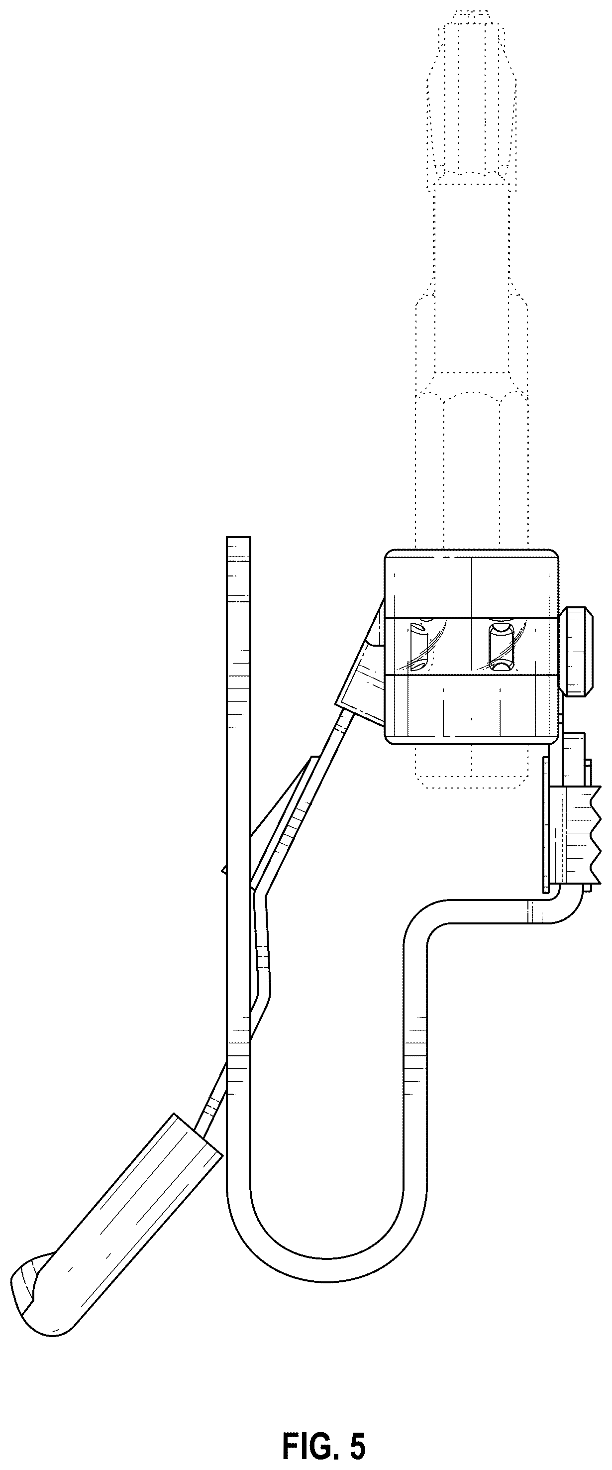 Patent USD1077609 Figure 5 – Tool clip