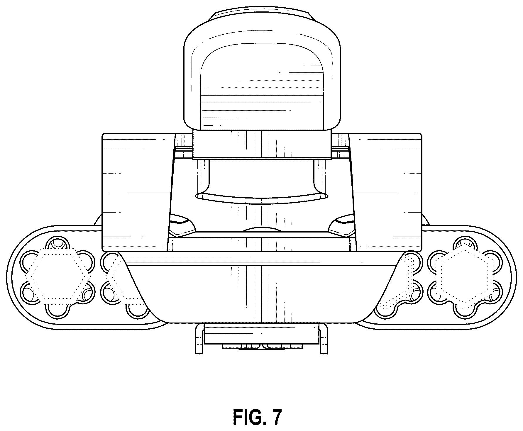 Patent USD1077609 Figure 7 – Tool clip
