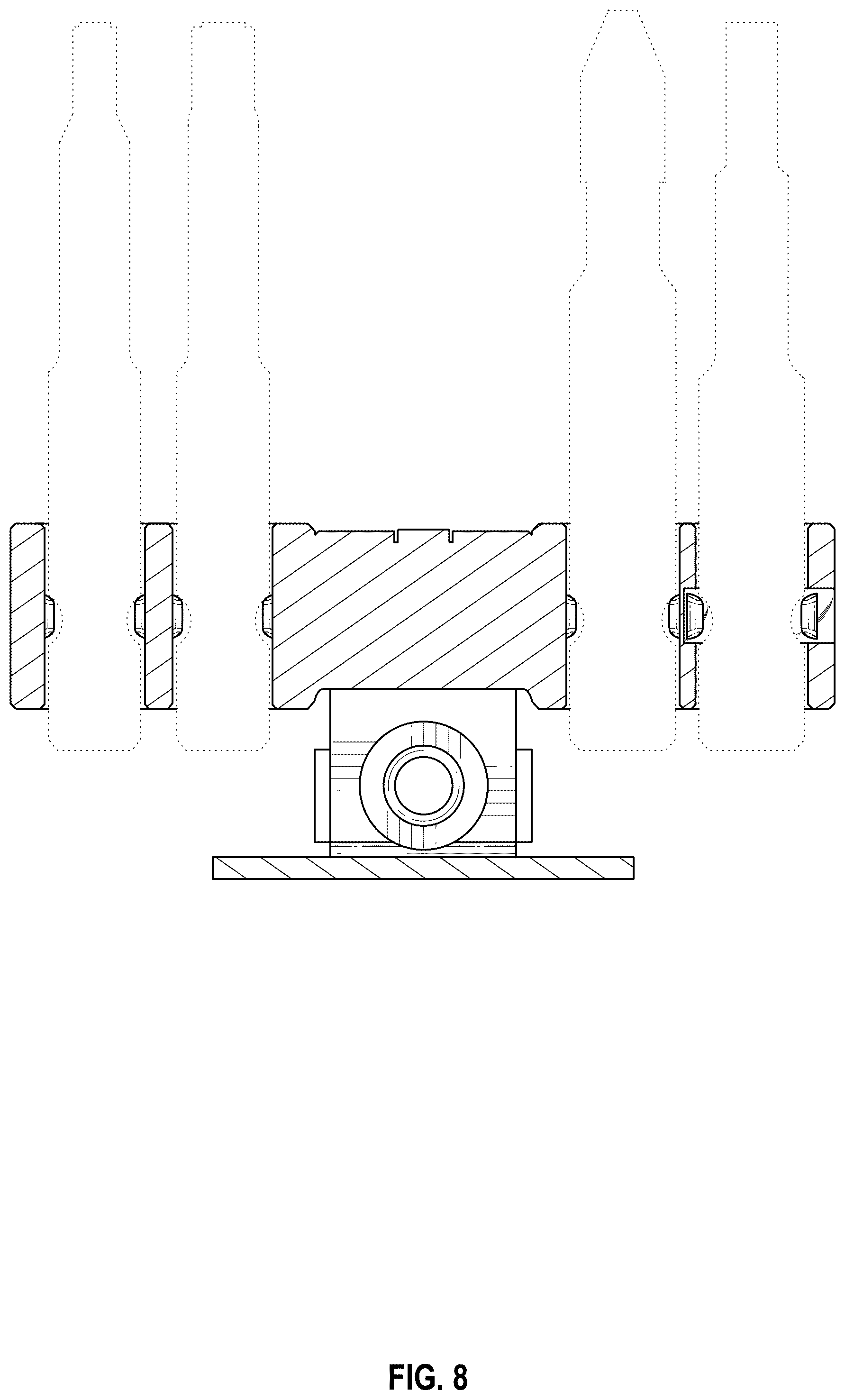 Patent USD1077609 Figure 8 – Tool clip