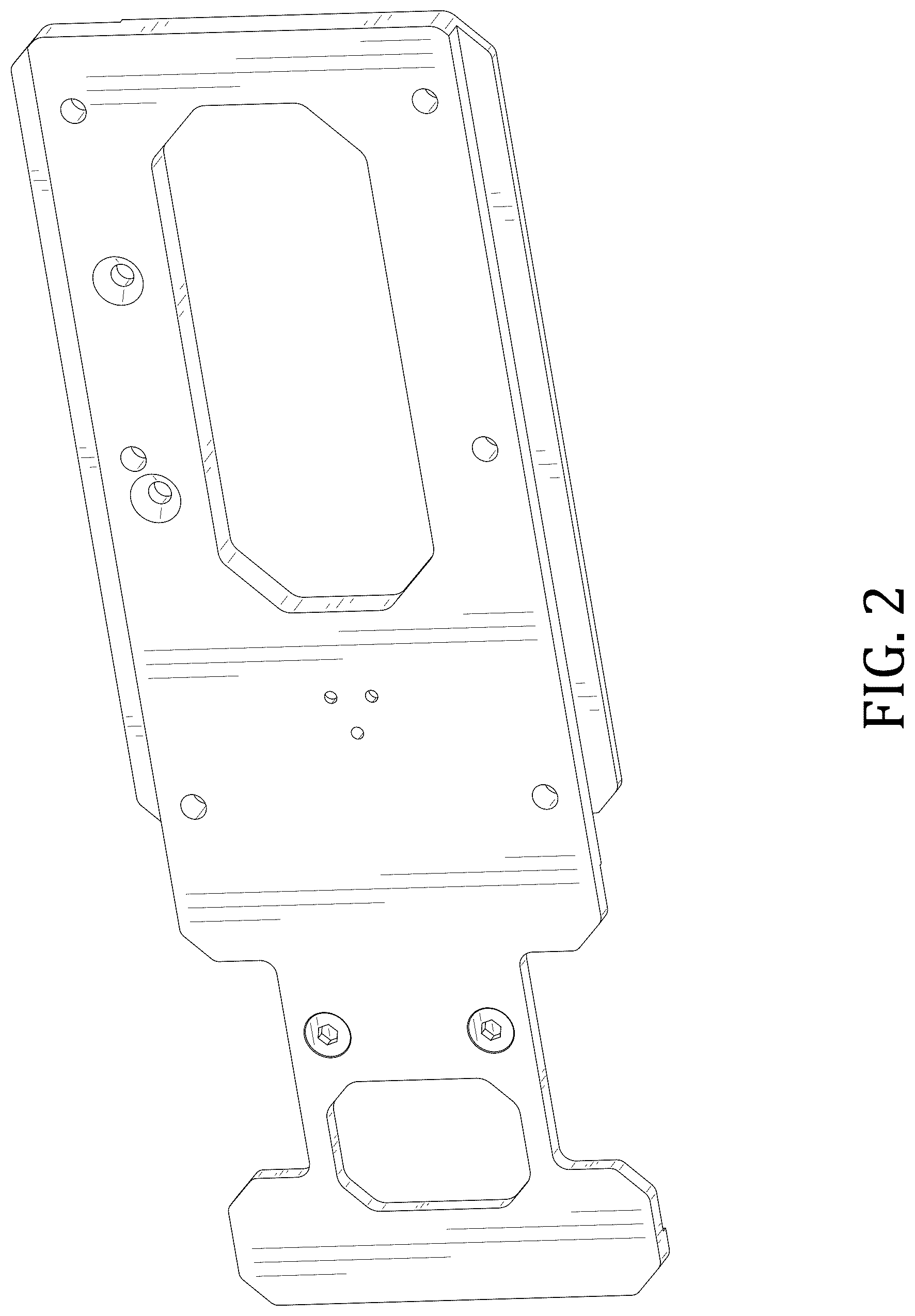 Patent USD1077610 Figure 2 – Saw guide