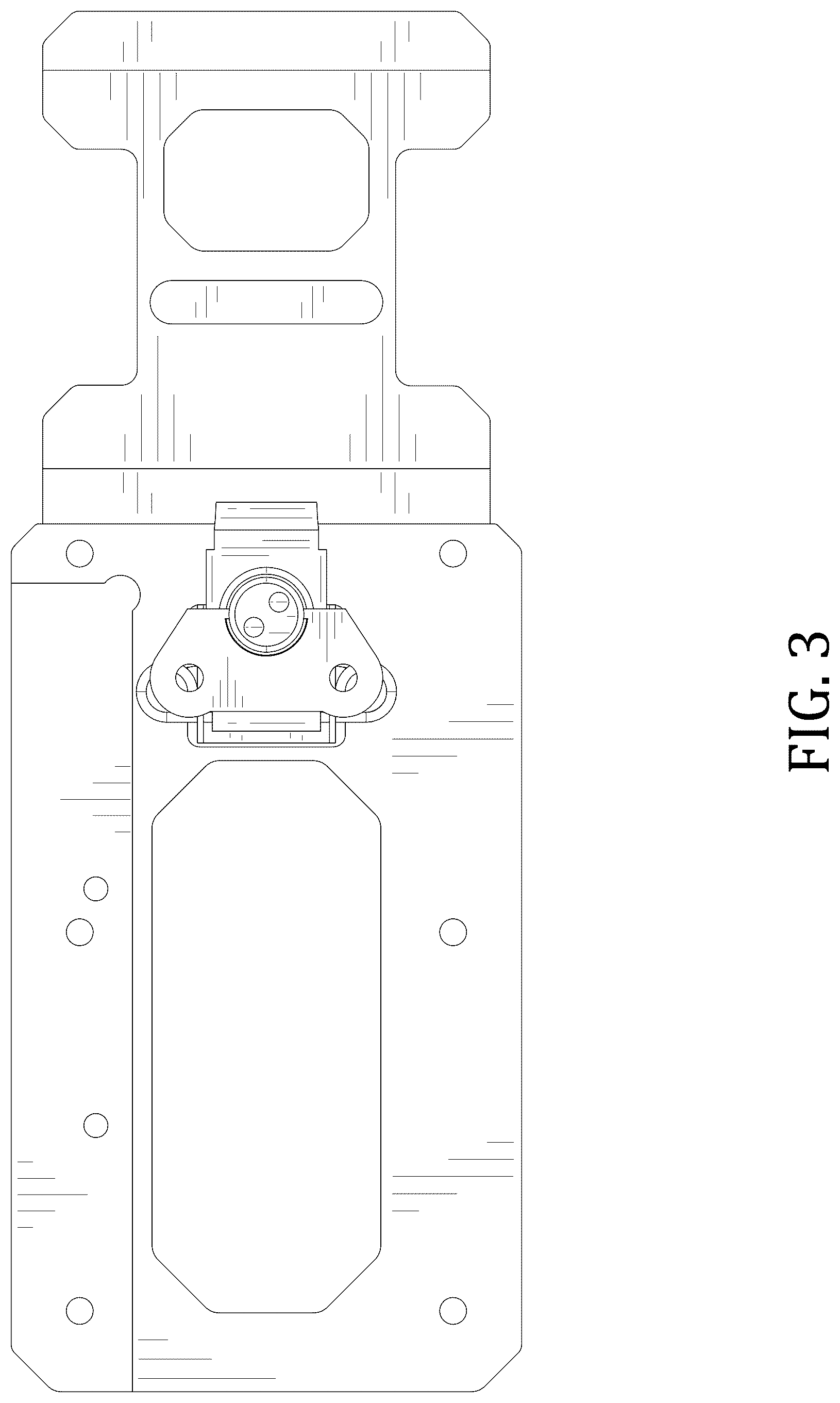 Patent USD1077610 Figure 3 – Saw guide