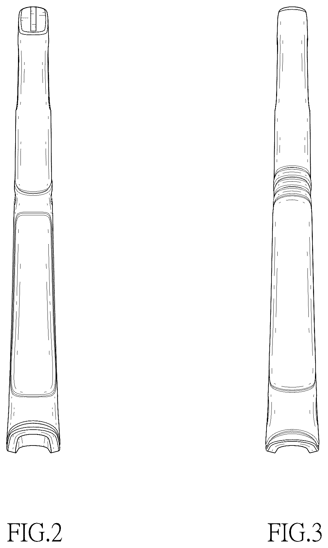 Patent USD1077611 Figure 2 – Garden knife handle