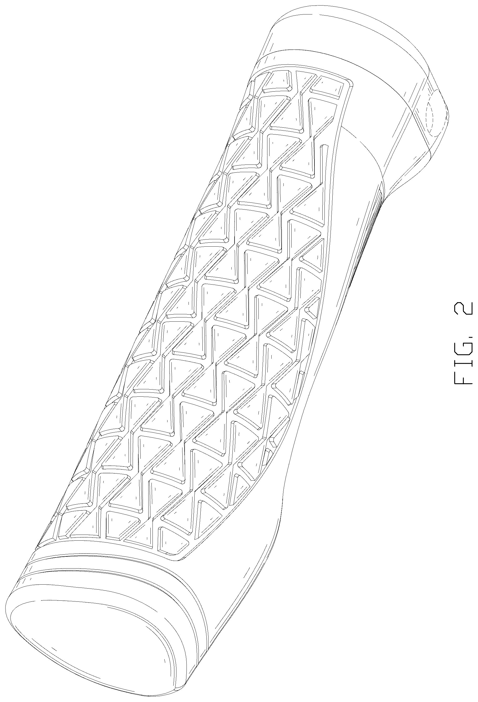 Patent USD1077613 Figure 2 – Bike grip