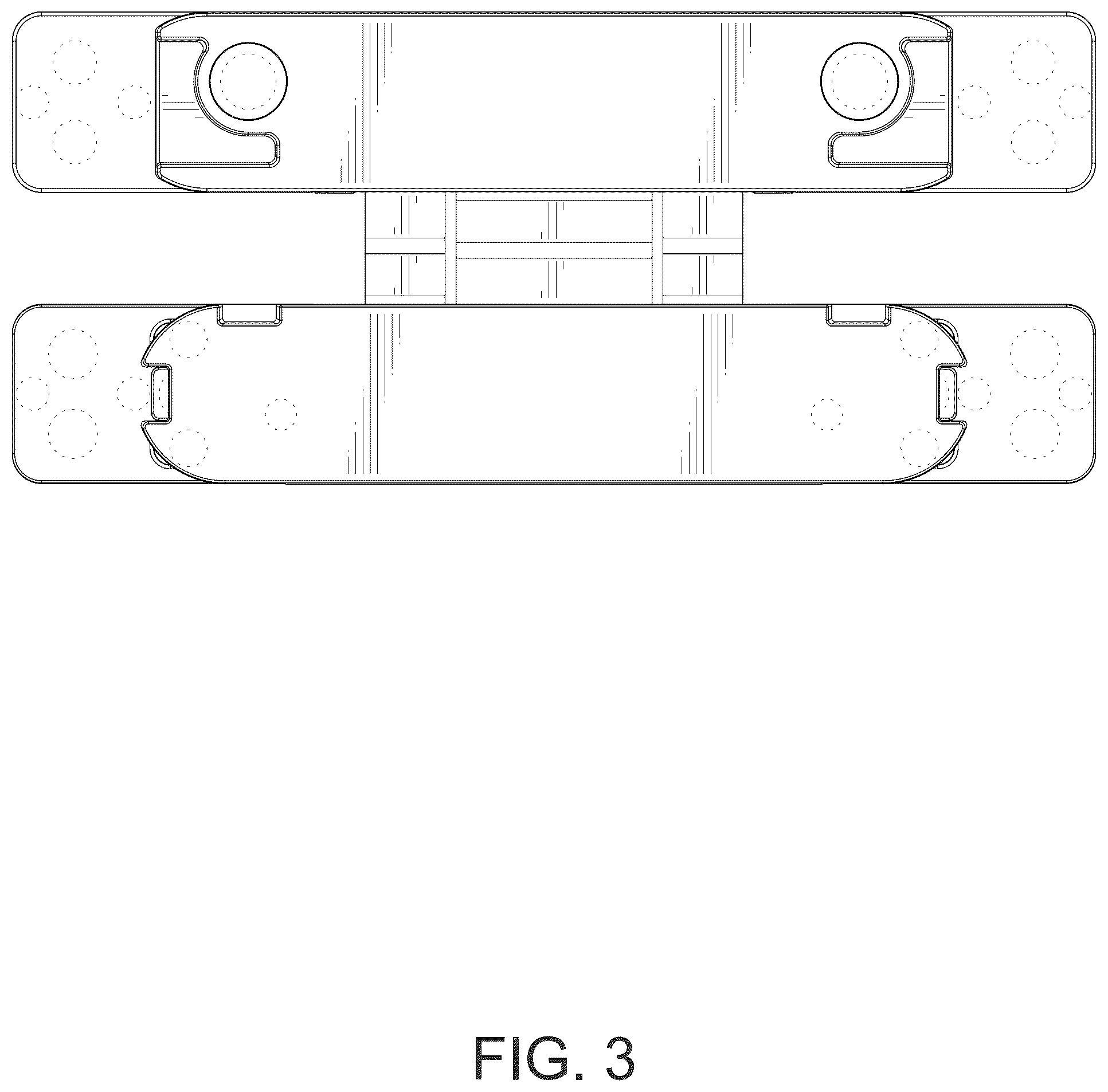 Patent USD1077616 Figure 3 – Adjustable hidden door hinge