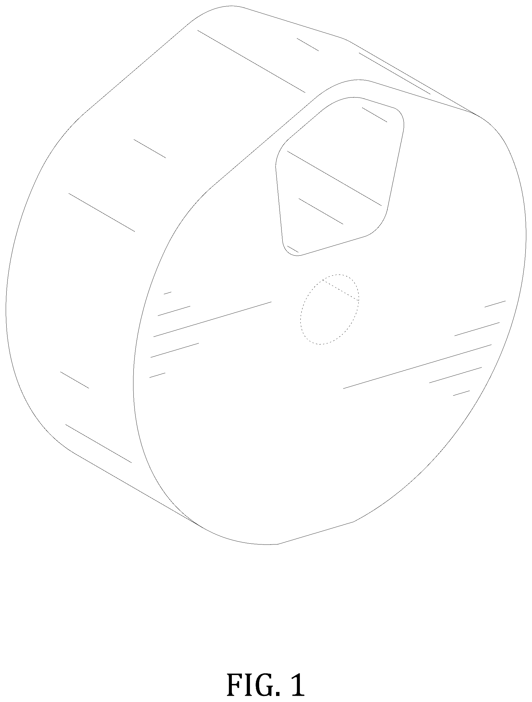 Patent USD1077618 Figure 1 – Satellite receiver holder