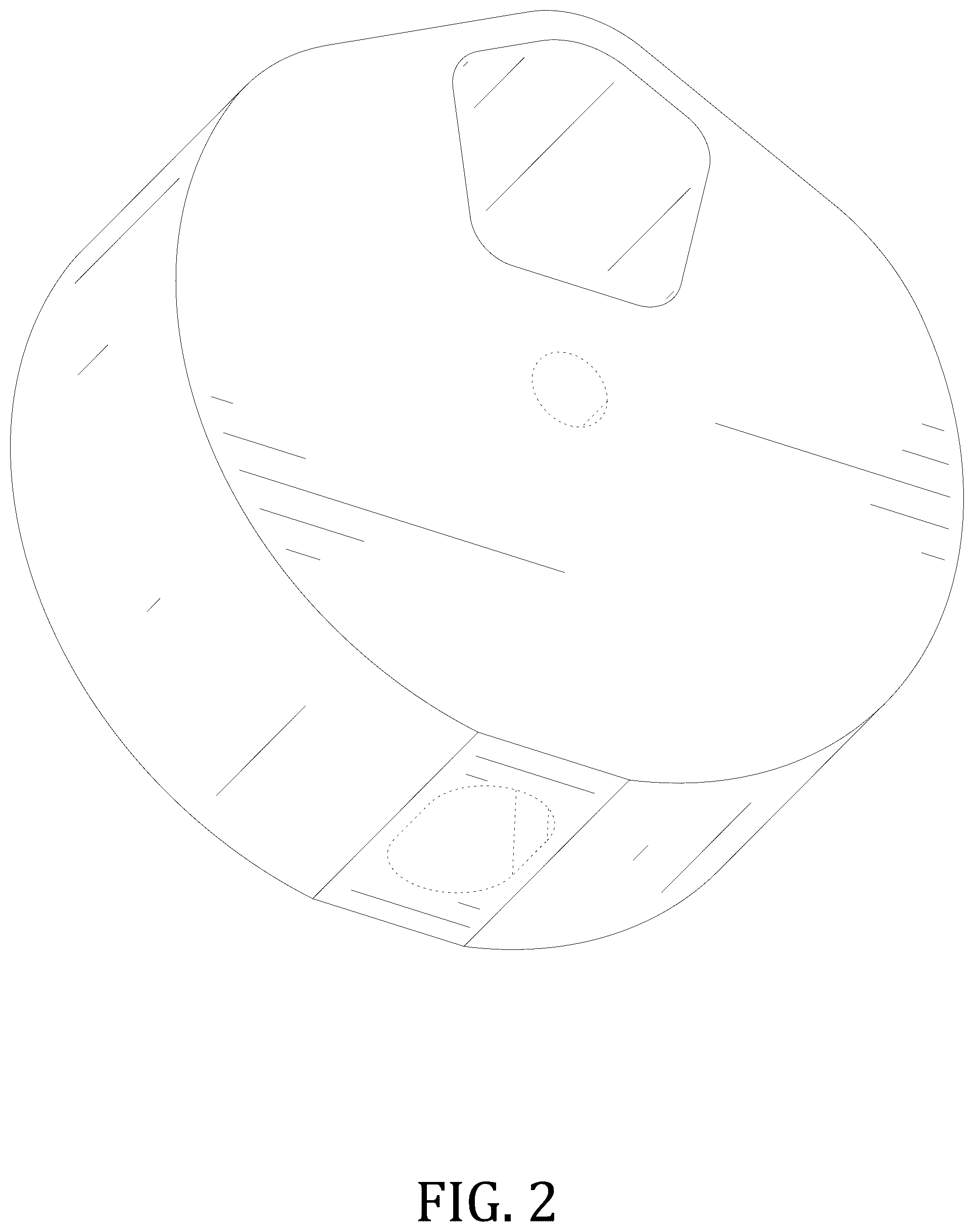 Patent USD1077618 Figure 2 – Satellite receiver holder
