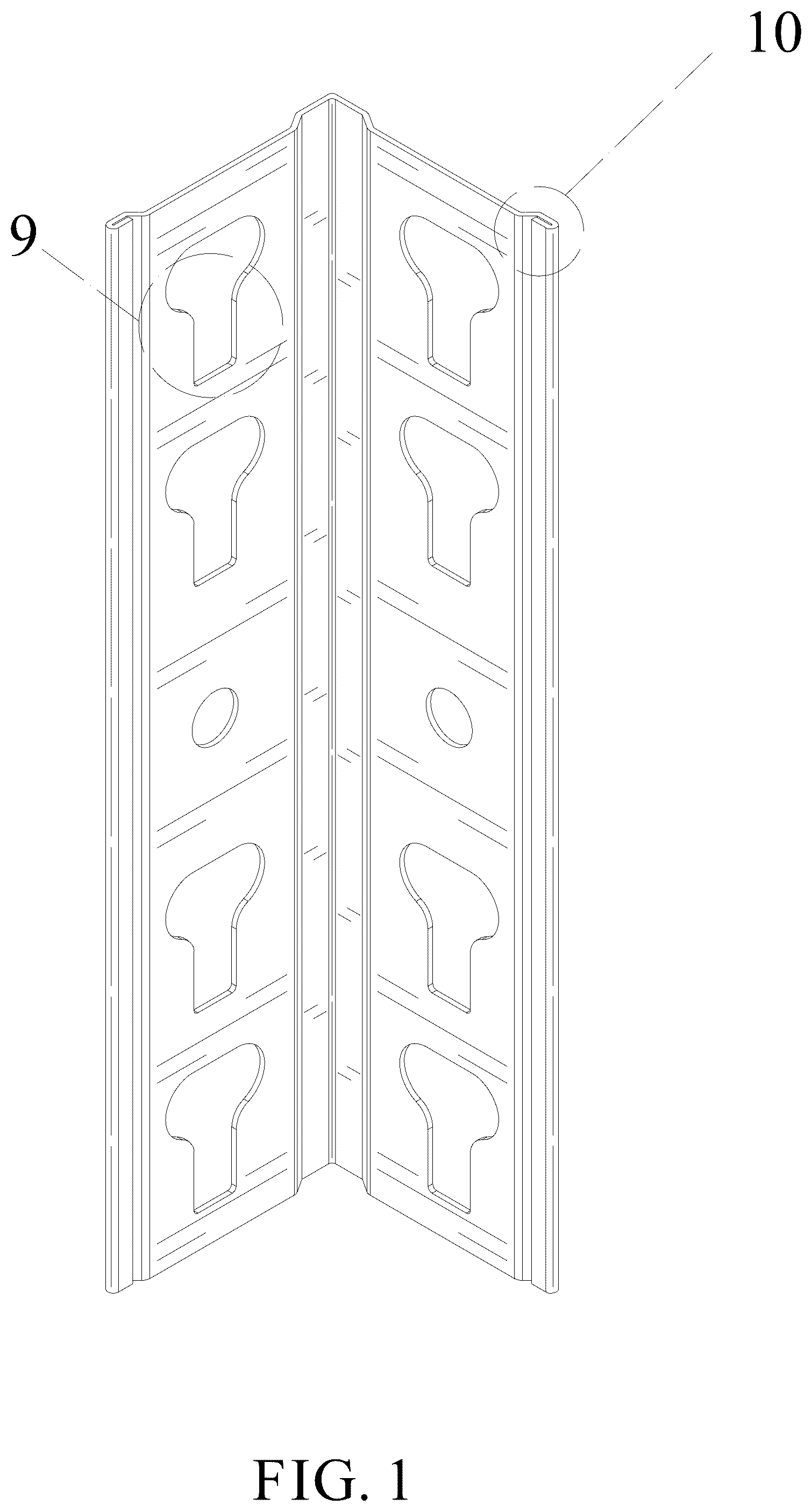 Patent USD1077619 — Cabinet column — Figure 1