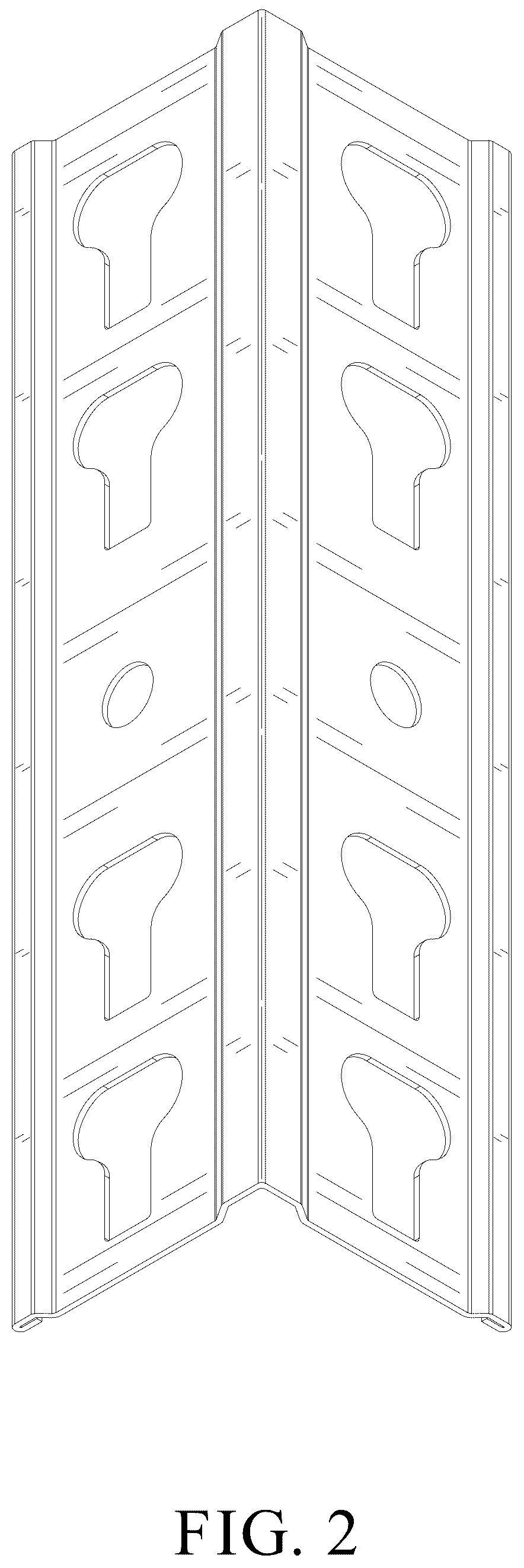 Patent USD1077619 Figure 2 – Cabinet column