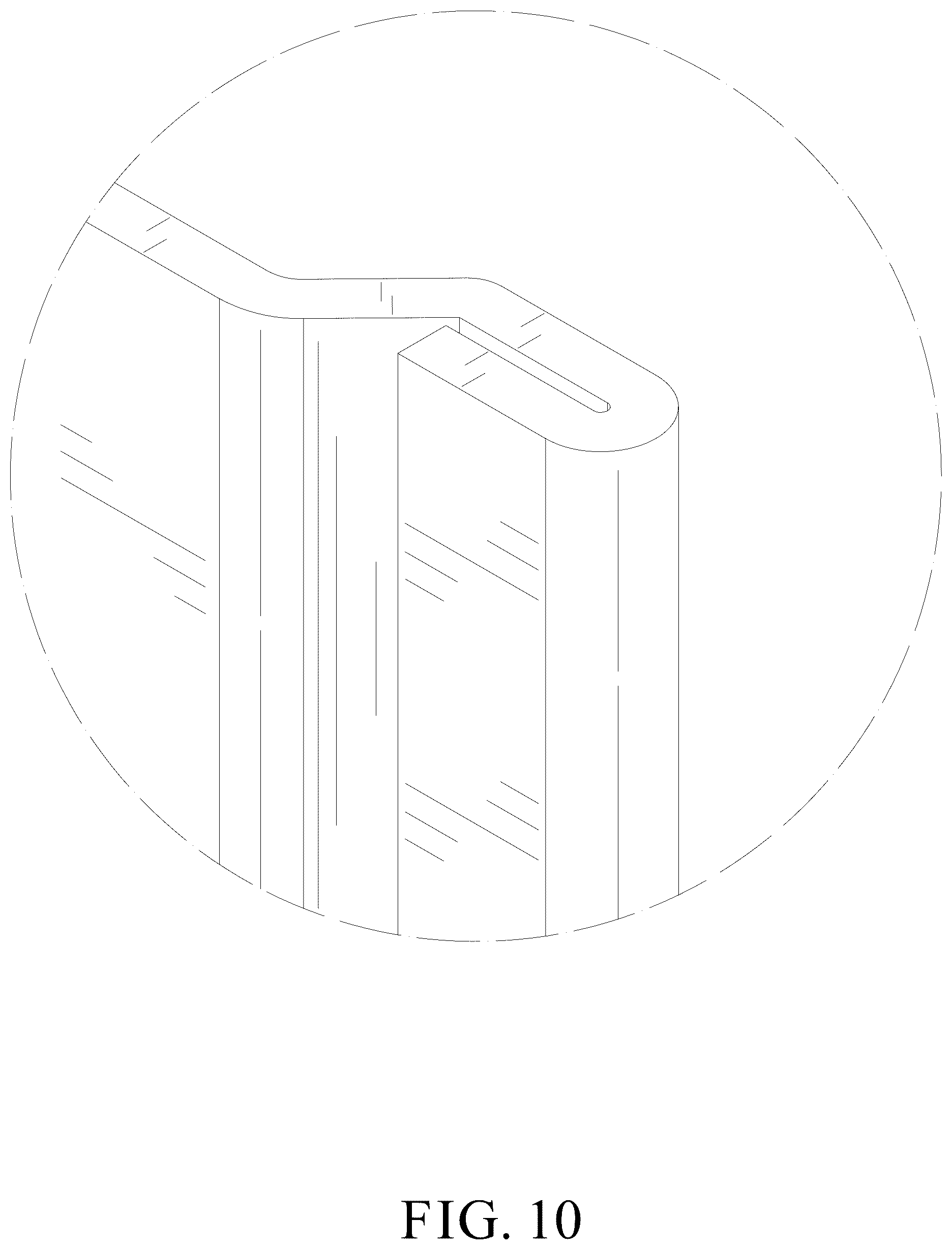 Patent USD1077619 Figure 10 – Cabinet column