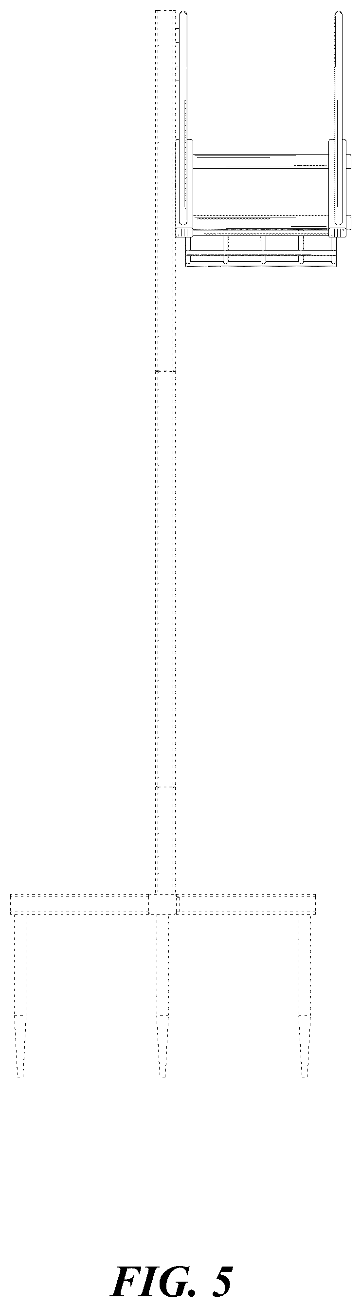 Patent USD1077620 Figure 5 – Garden hose holder