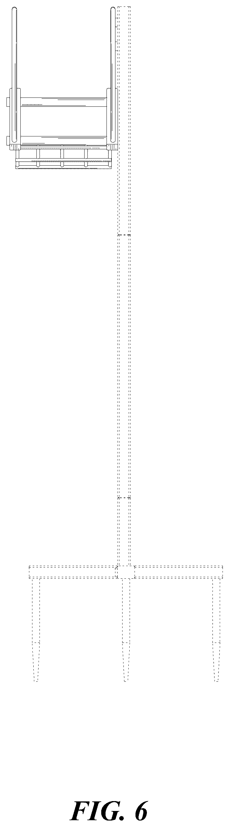 Patent USD1077620 Figure 6 – Garden hose holder