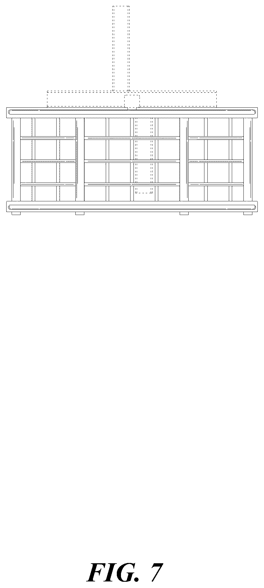 Patent USD1077620 Figure 7 – Garden hose holder