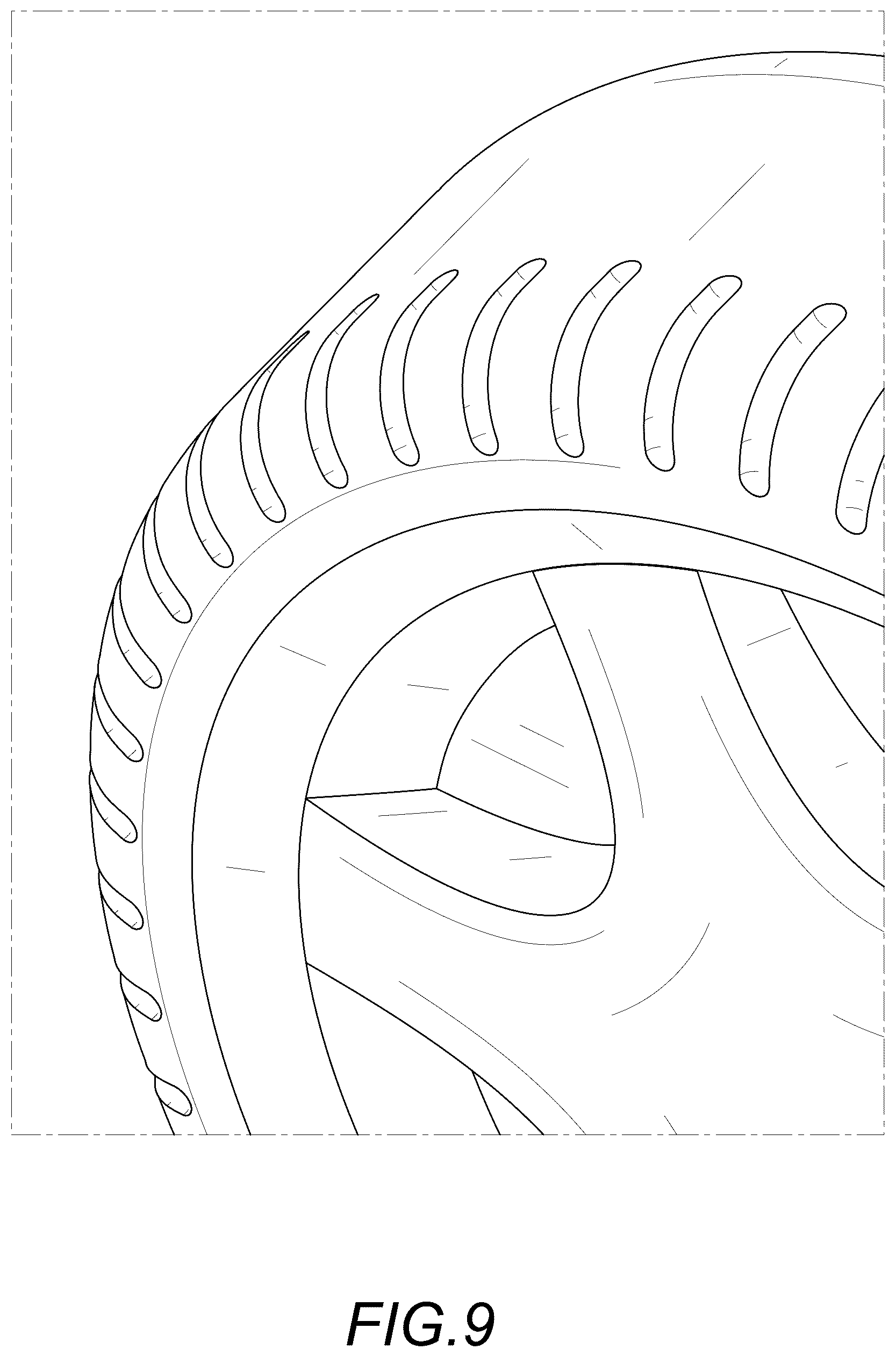 Patent USD1077622 Figure 9 – Cable tie
