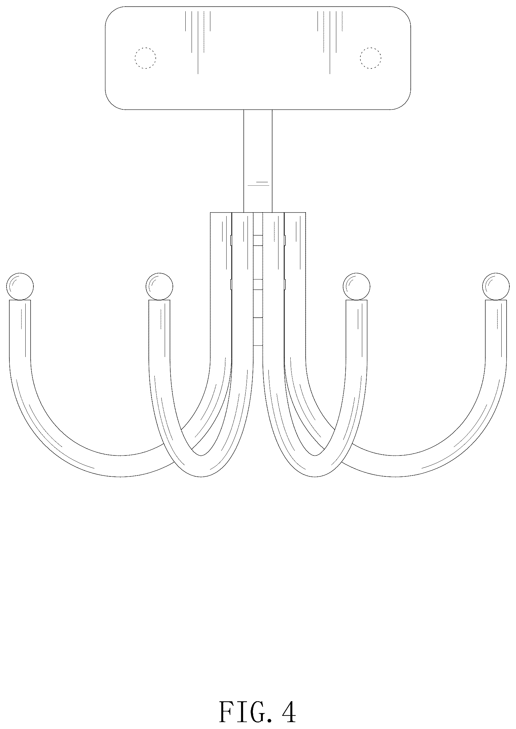 Patent USD1077625 Figure 4 – Rotatable hanger