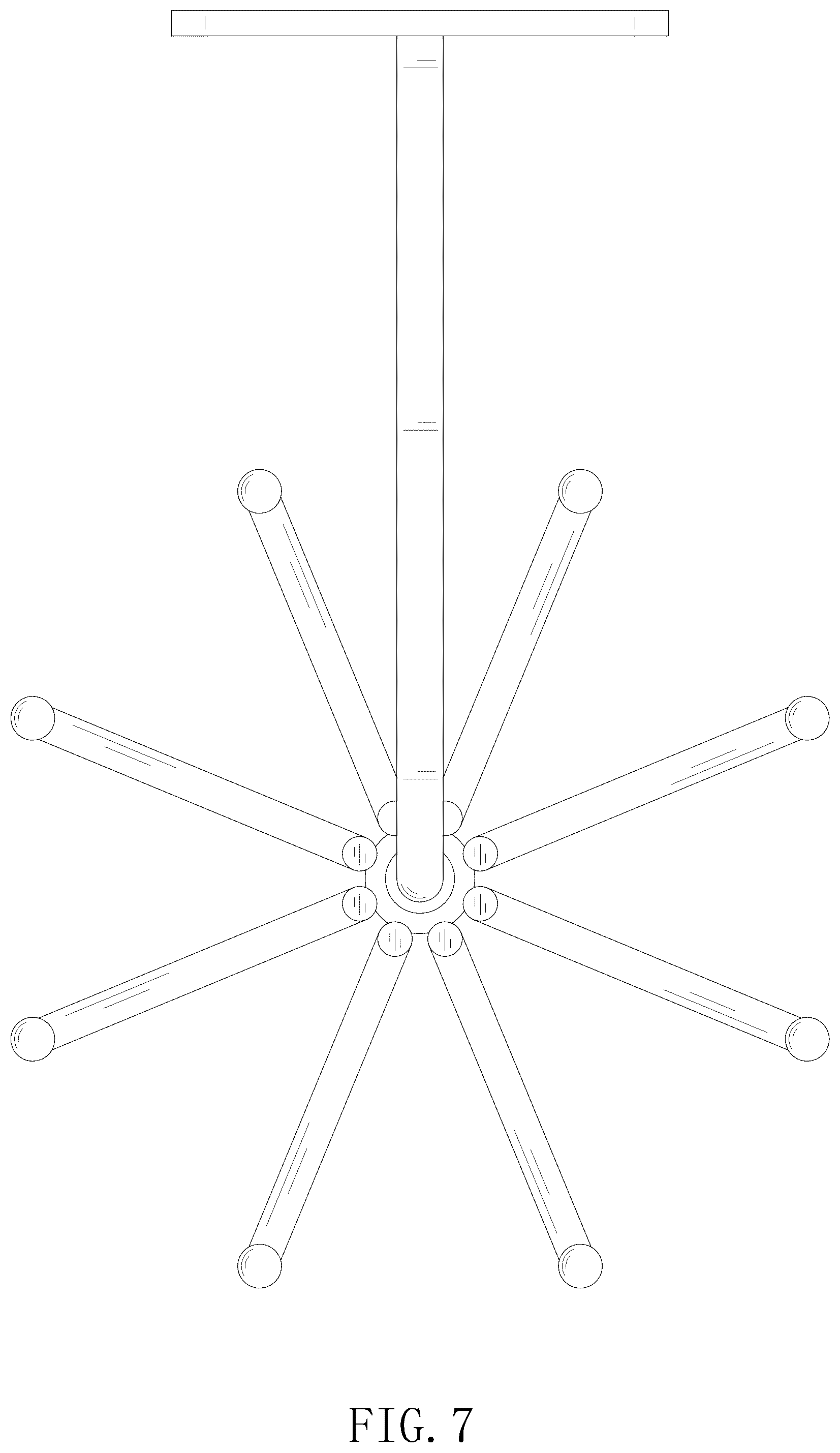 Patent USD1077625 Figure 7 – Rotatable hanger