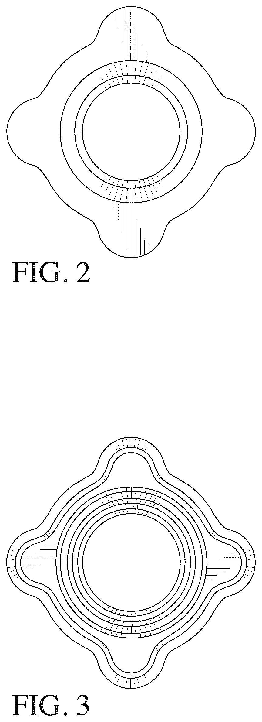 Patent USD1077626 Figure 2 – Curtain rod plug device for finial attachment