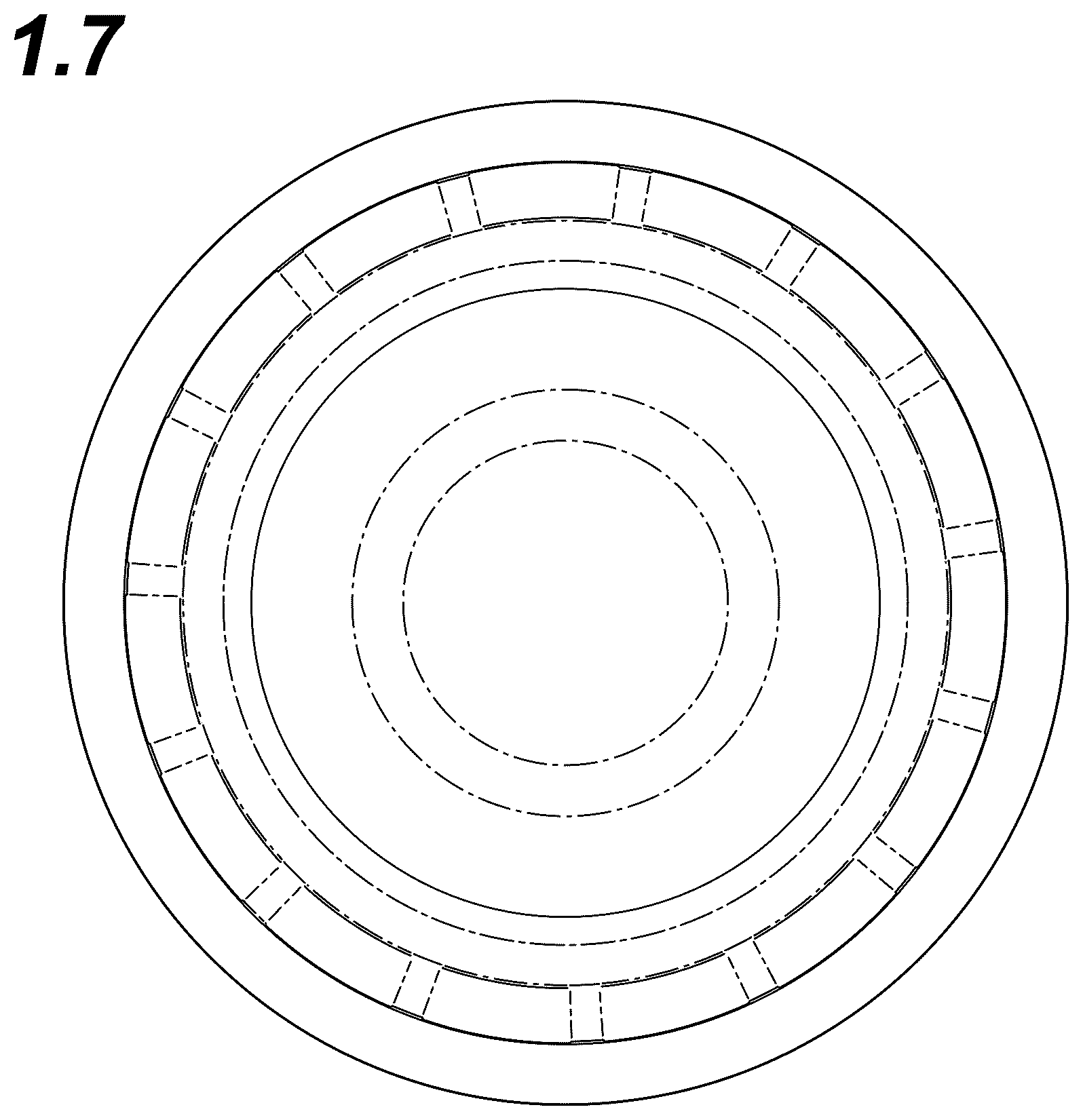 Patent USD1077632 Figure 7 – Cap for a container
