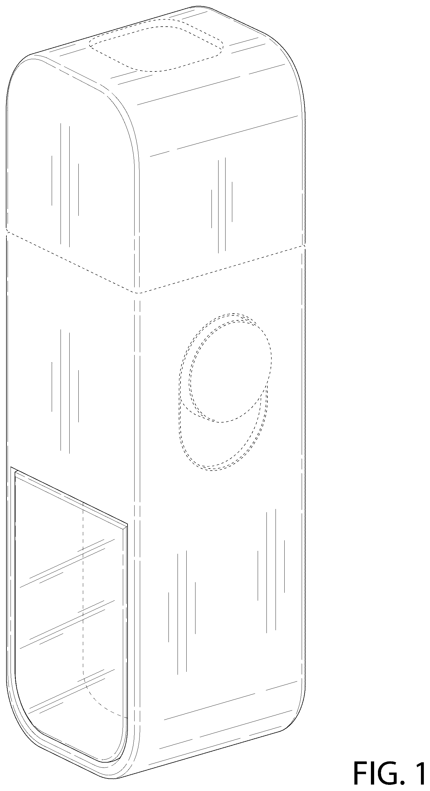 Patent USD1077638 Figure 1 – Container