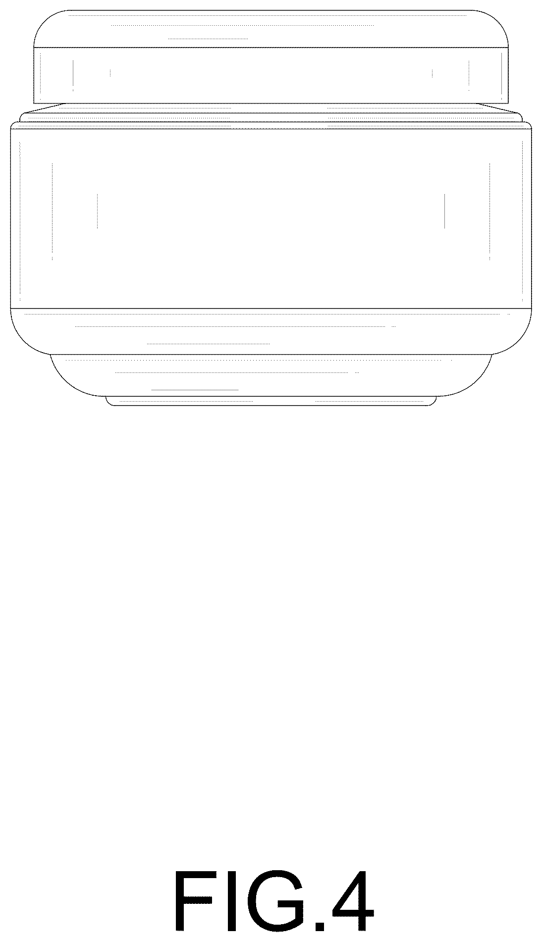 Patent USD1077640 Figure 4 – Jar