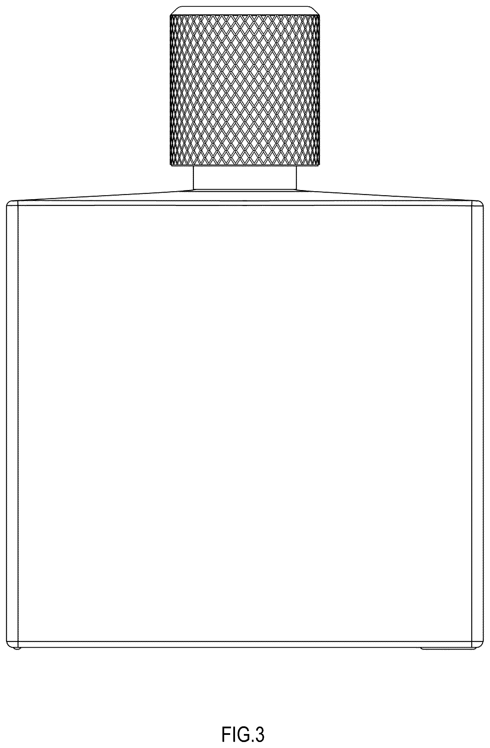 Patent USD1077645 Figure 3 – Perfume bottle