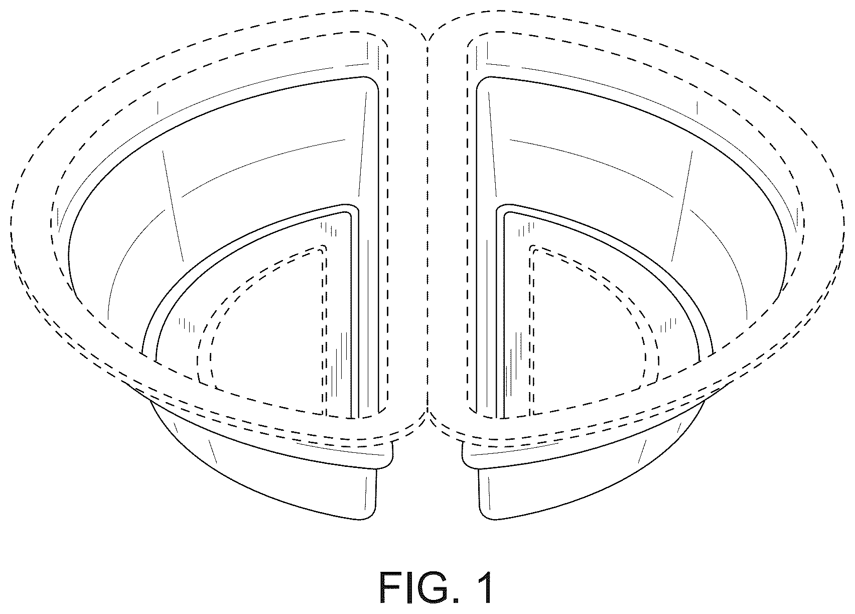 Patent USD1077647 Figure 1 – Tray