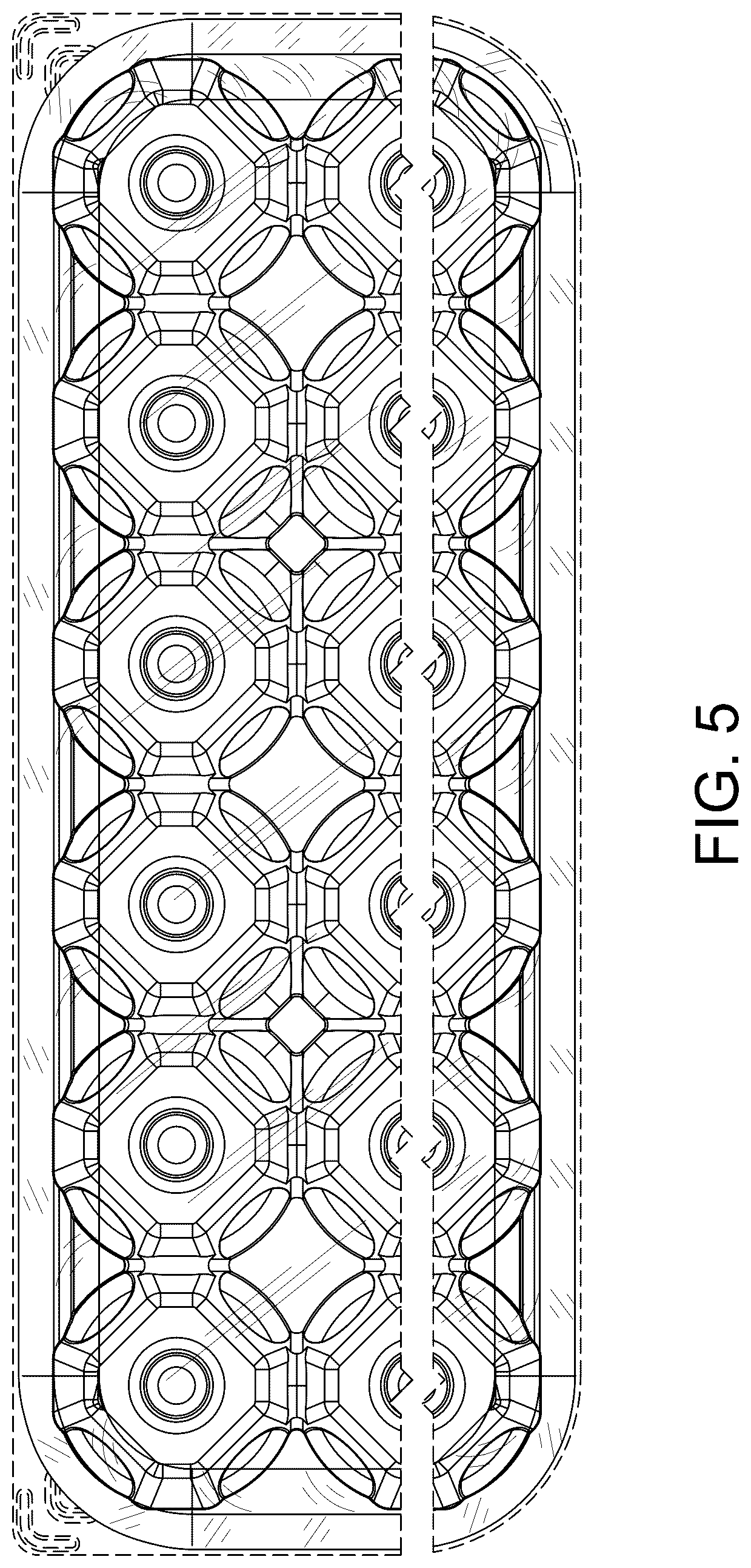 Patent USD1077650 Figure 5 – Transparent egg container