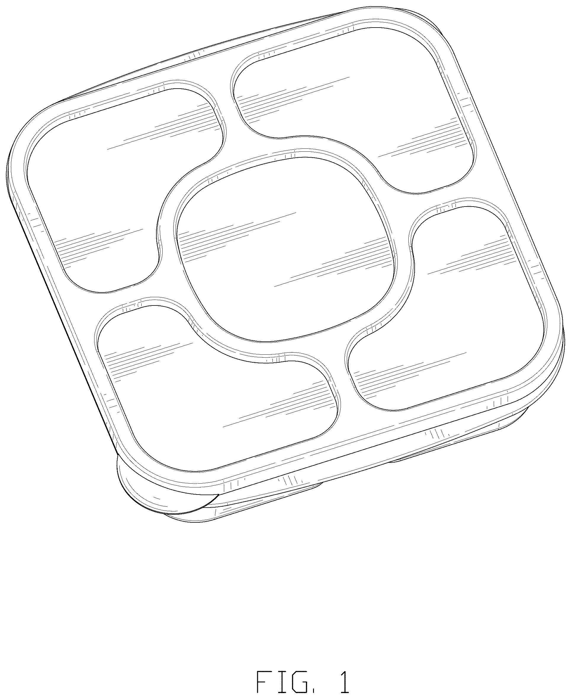 Patent USD1077651 Figure 1 – Container for food