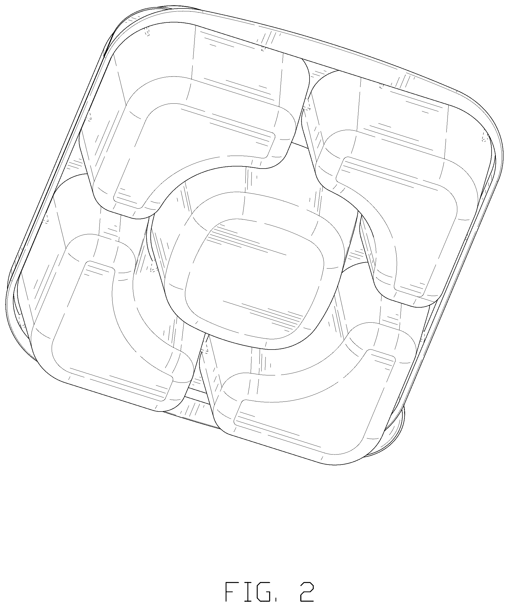 Patent USD1077651 Figure 2 – Container for food