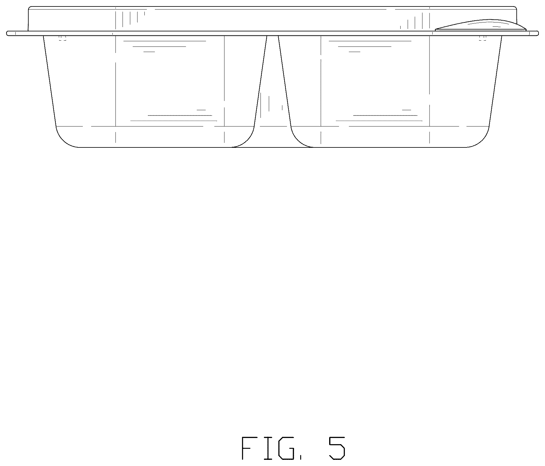 Patent USD1077651 Figure 5 – Container for food