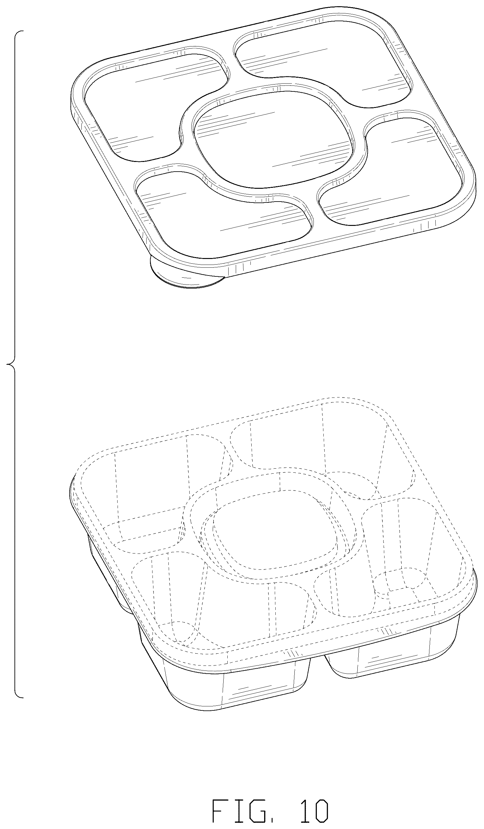 Patent USD1077651 Figure 10 – Container for food