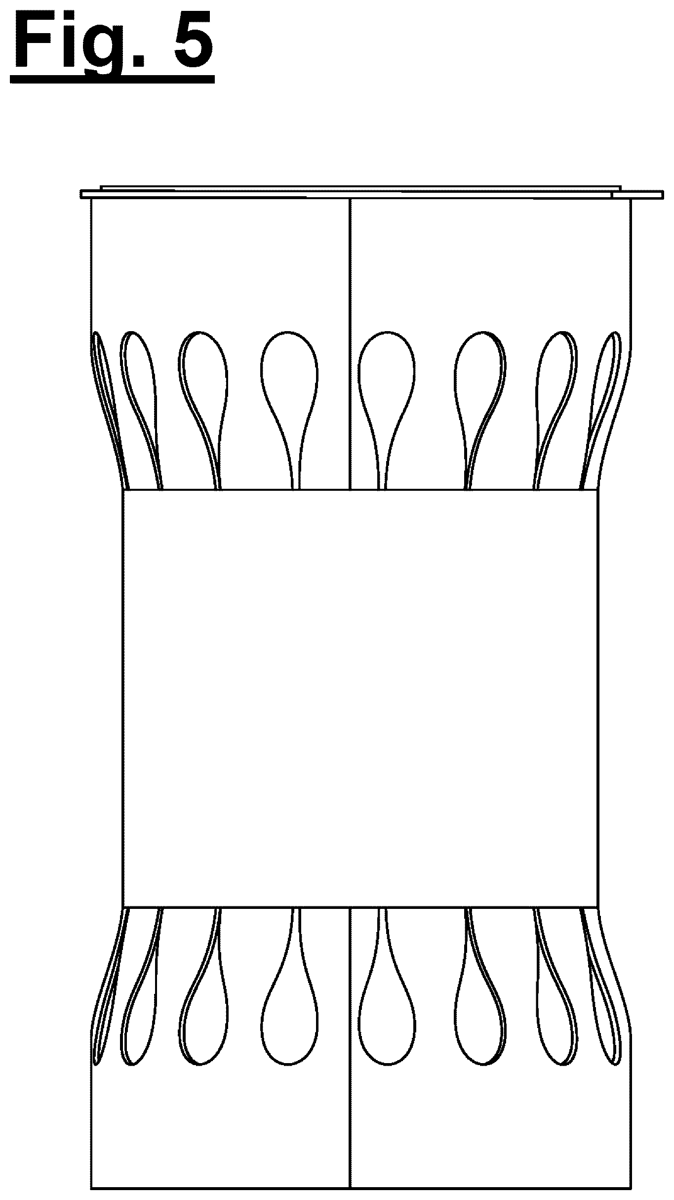 Patent USD1077652 Figure 5 – Container