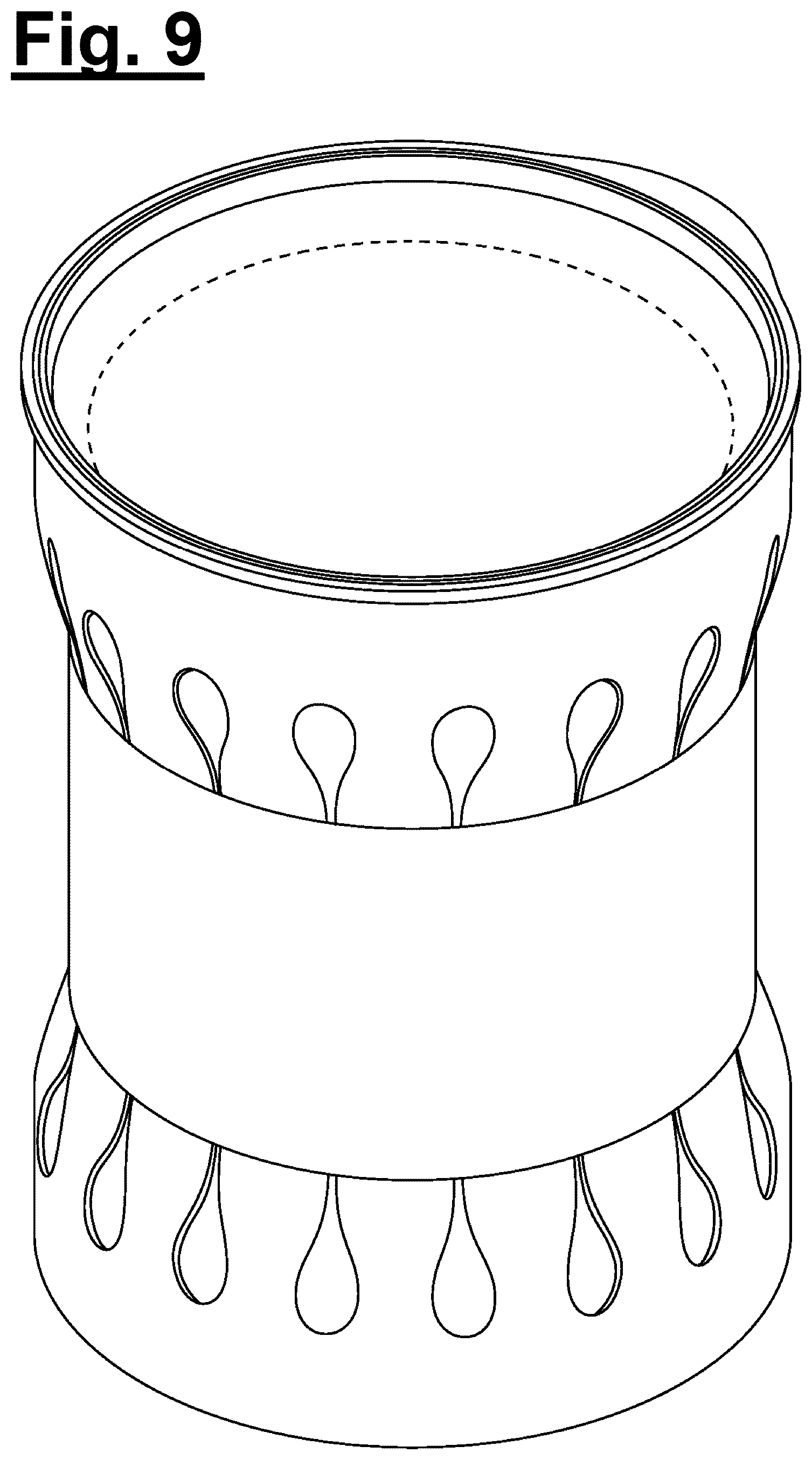 Patent USD1077652 Figure 9 – Container