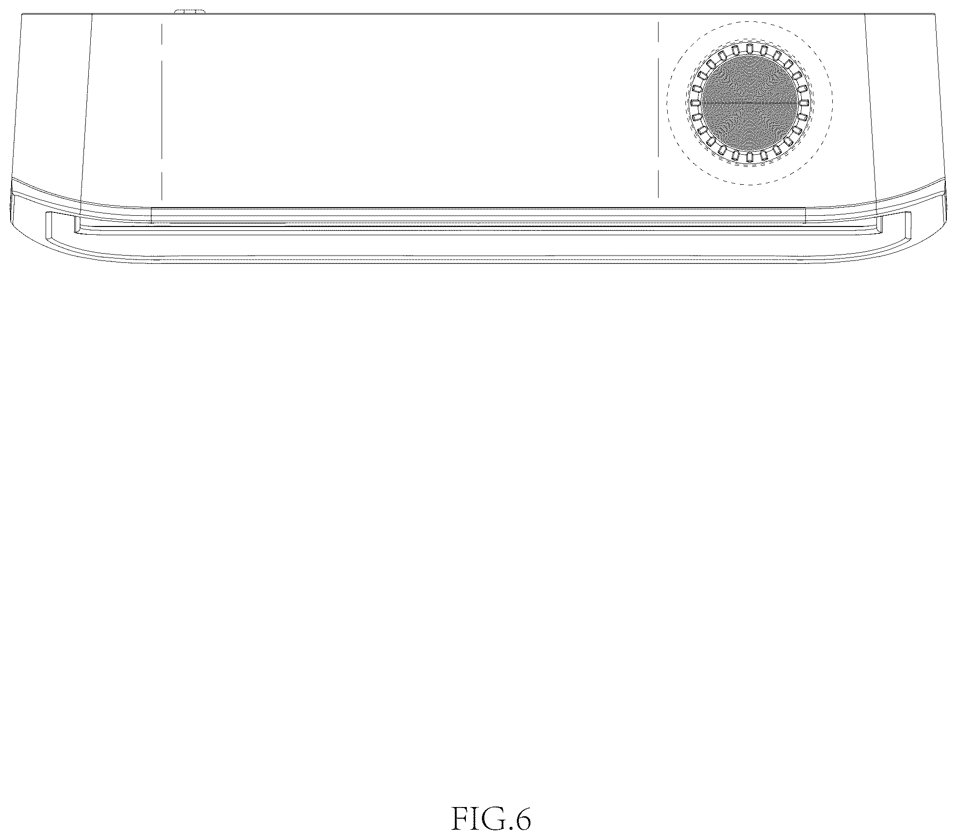 Patent USD1077653 Figure 6 – Alarm clock