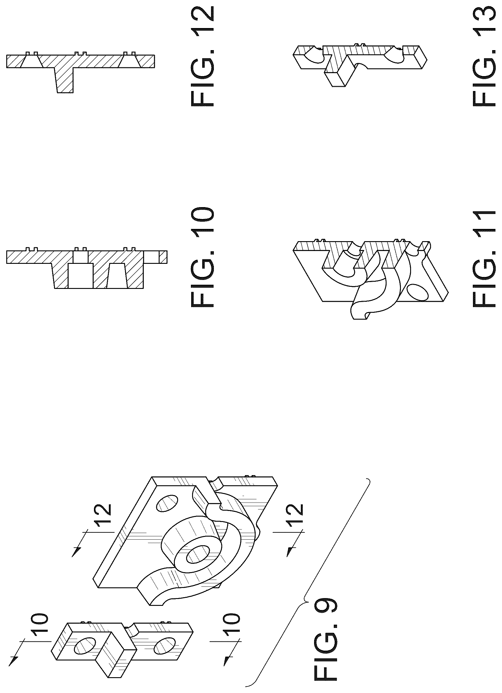 Patent USD1077658 Figure 5 – Cove and pin template segments