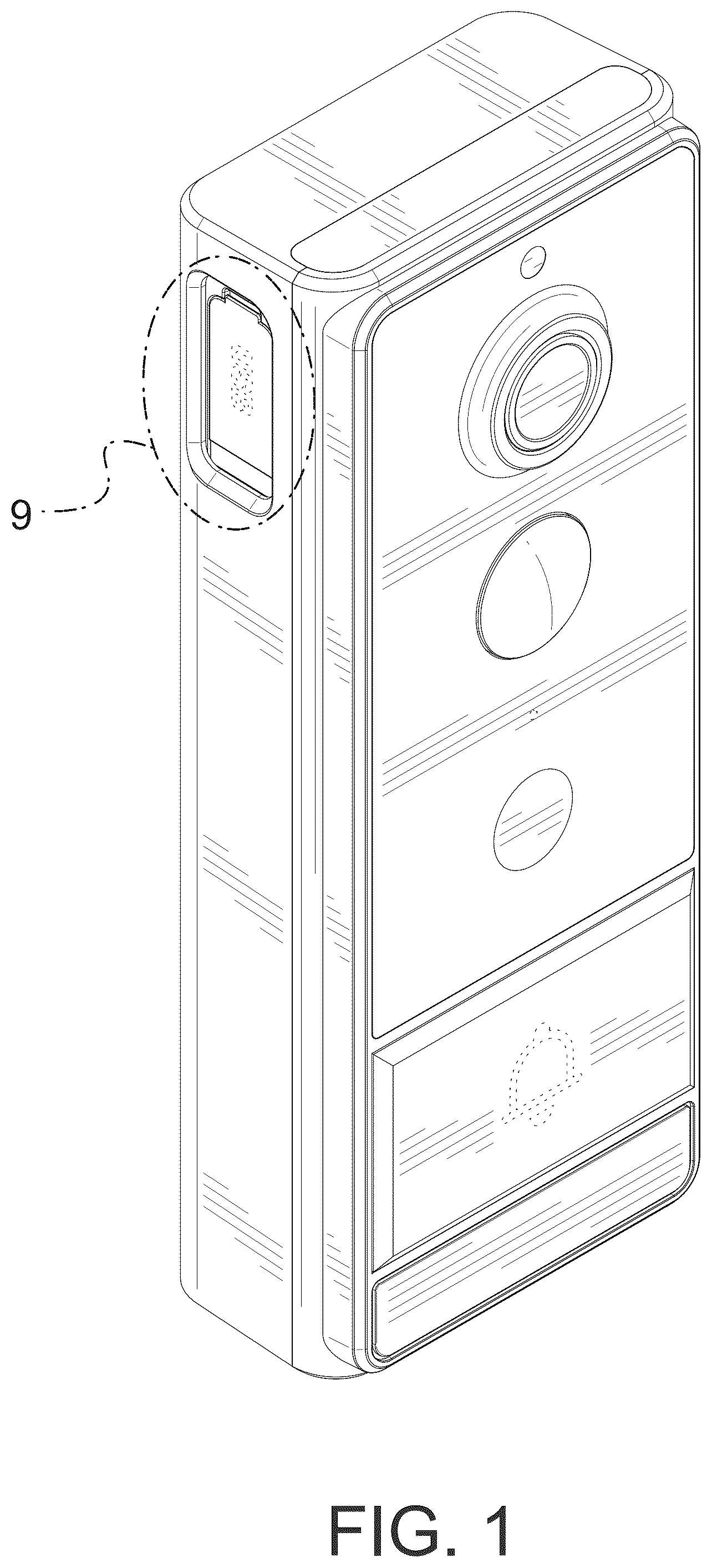 Patent USD1077663 — Doorbell — Figure 1