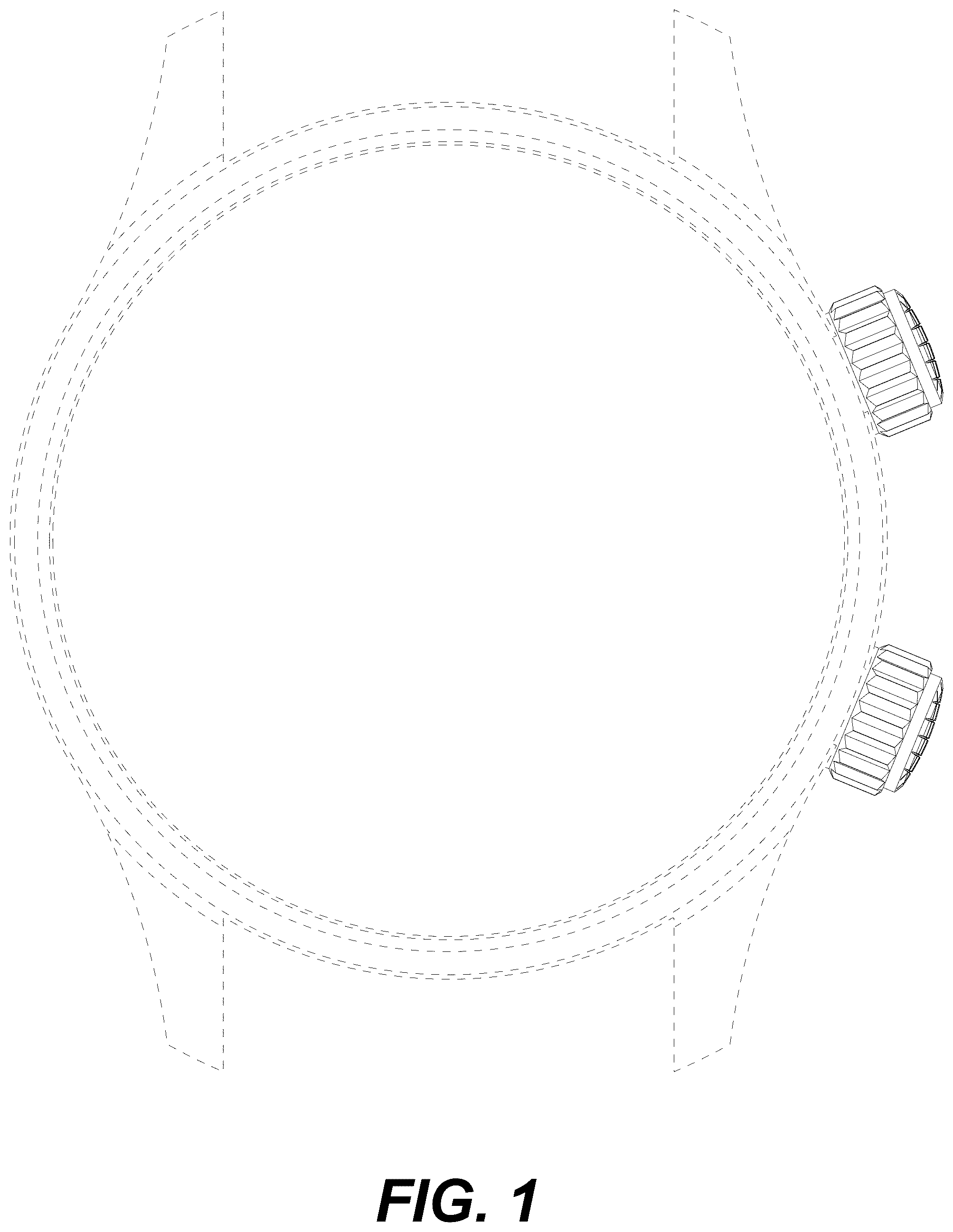 Patent USD1077667 Figure 1 – Watch case