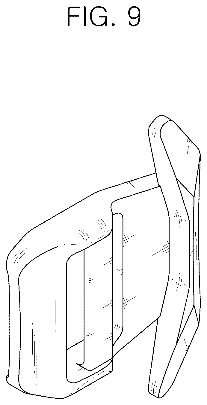 Patent USD1077677 Figure 6 – Belt connector for bag