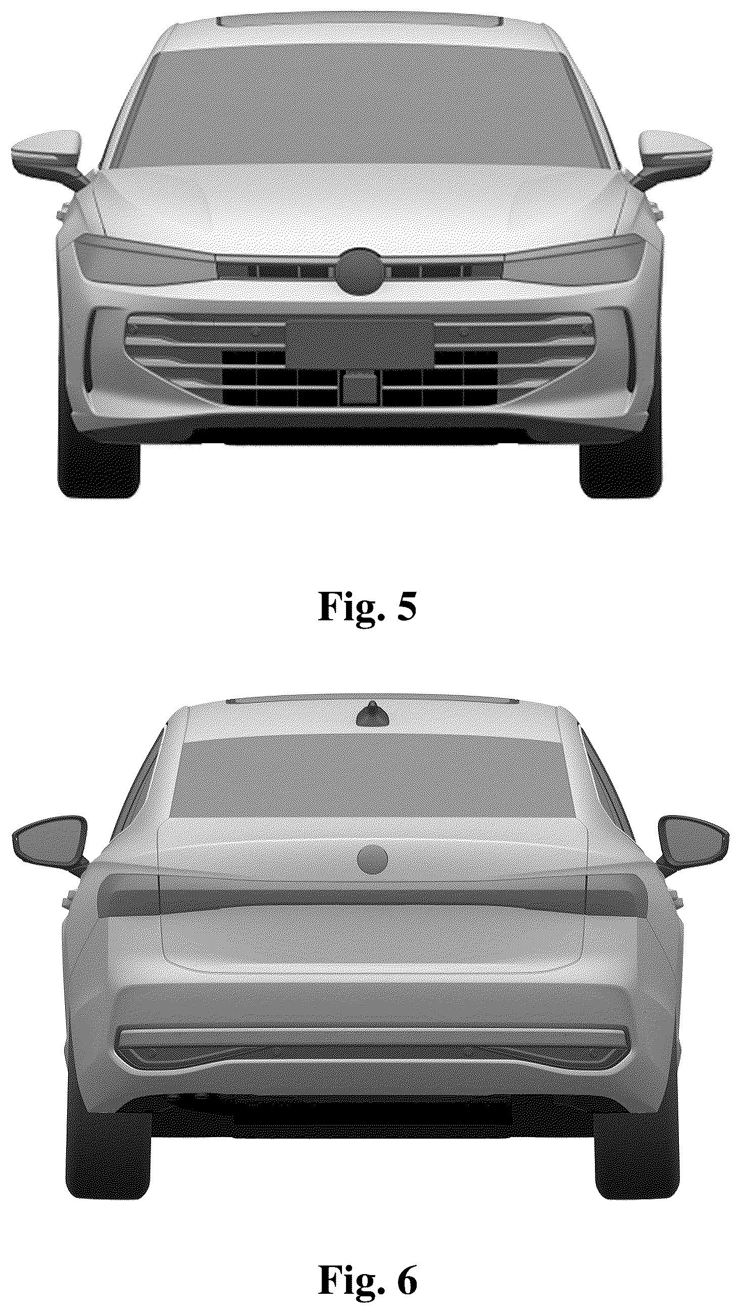 Patent USD1077680 Figure 3 – Motor vehicle