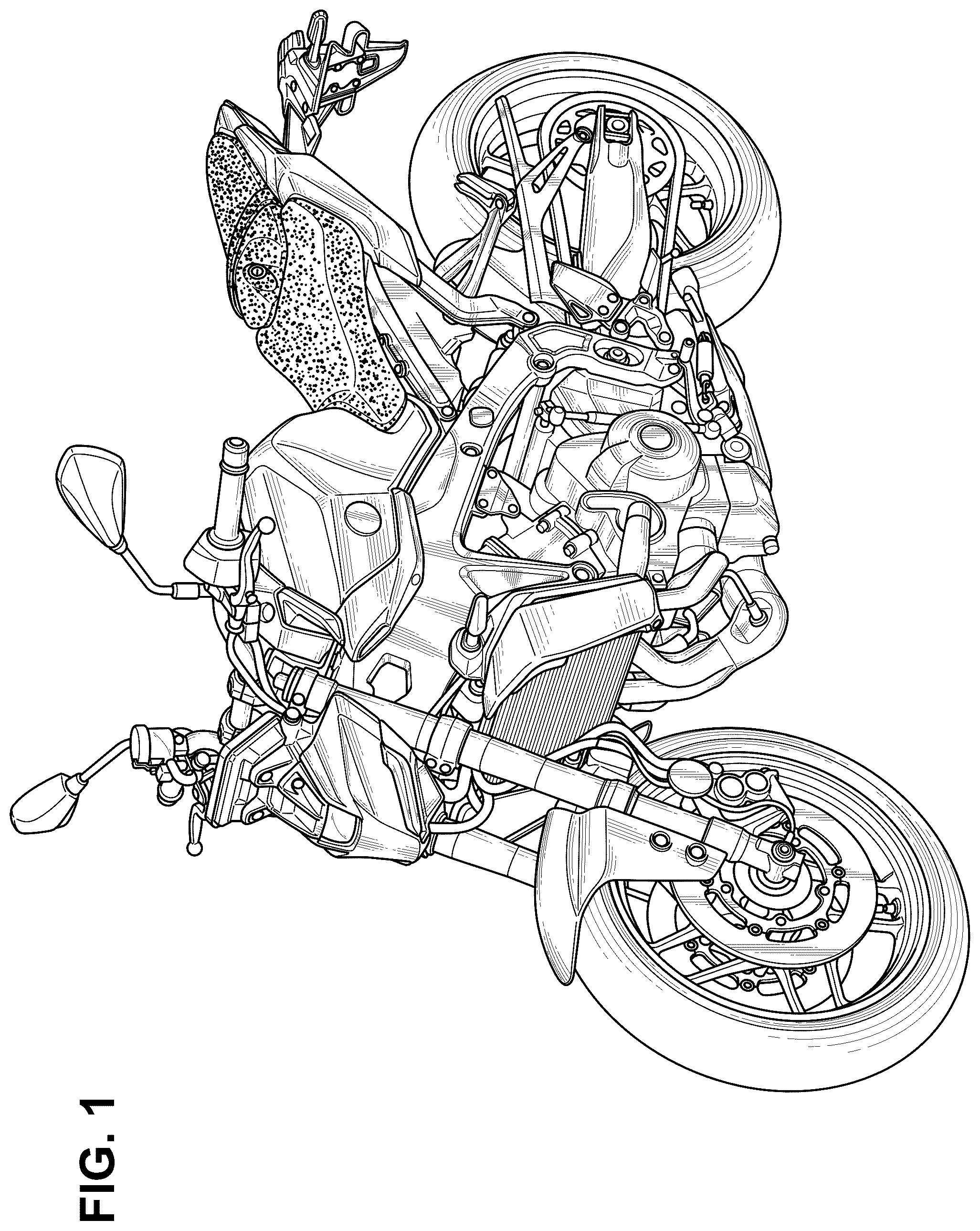 Patent USD1077681 — Motorcycle — Figure 1