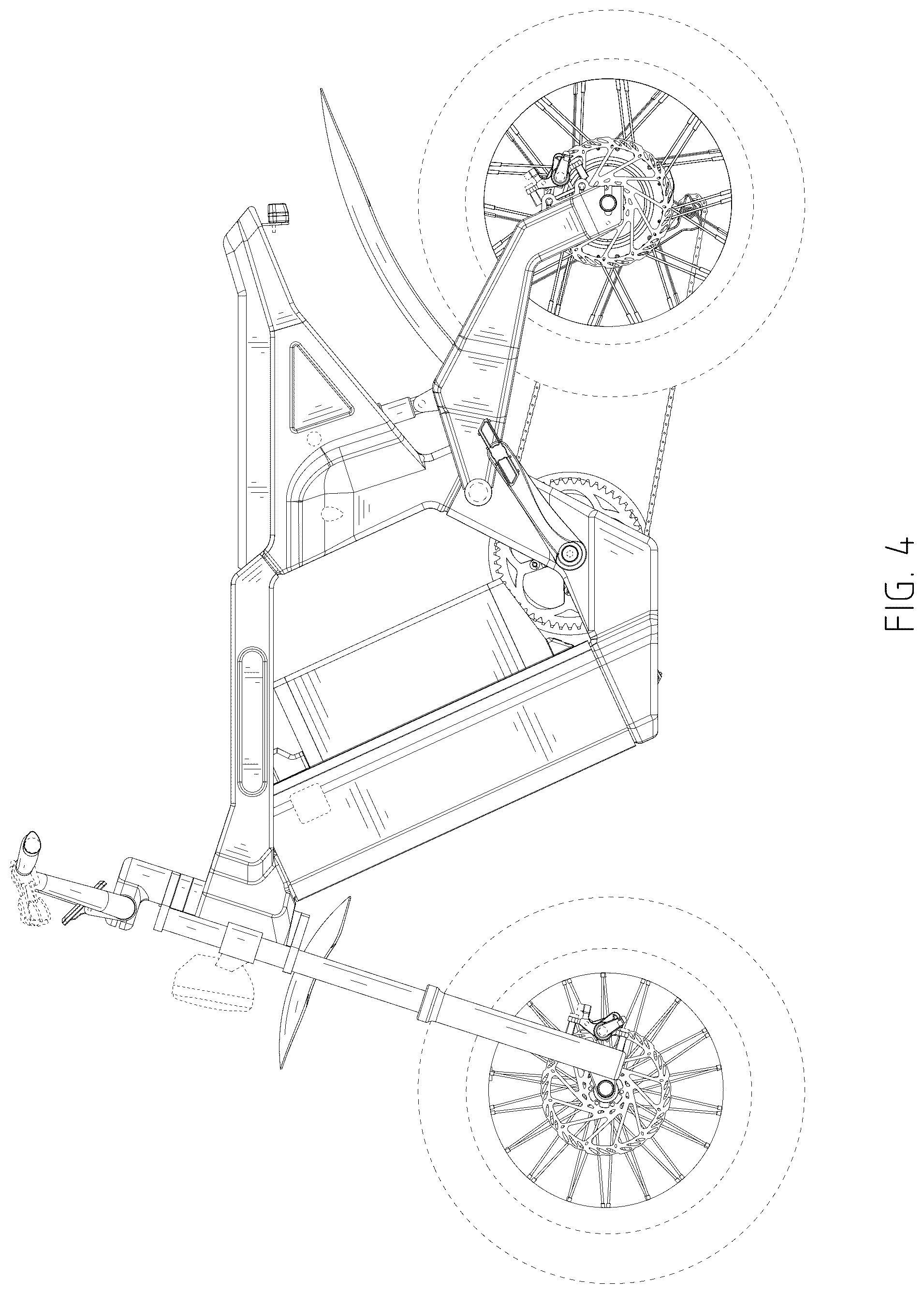 Patent USD1077683 Figure 4 – Electric bicycle