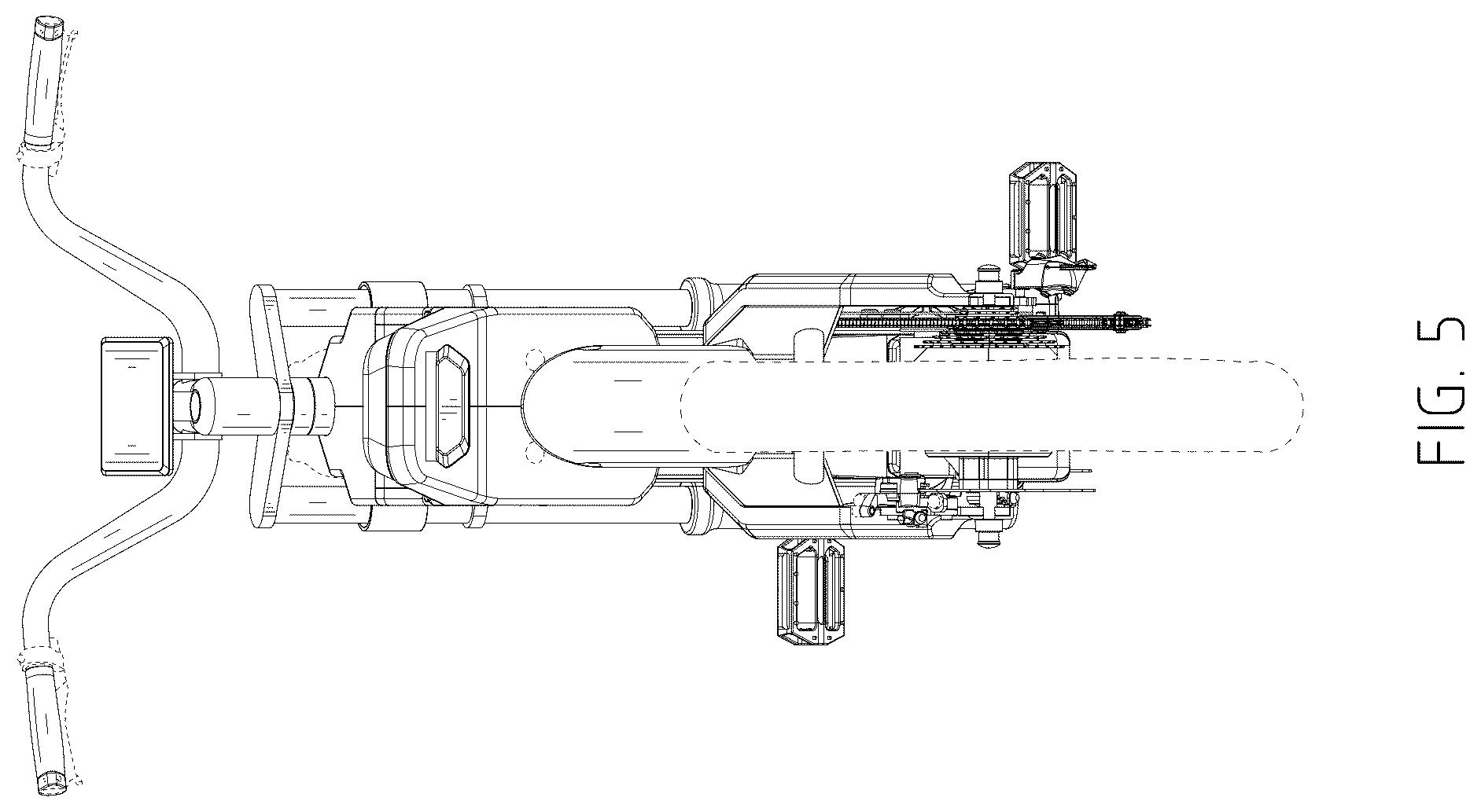 Patent USD1077683 Figure 5 – Electric bicycle