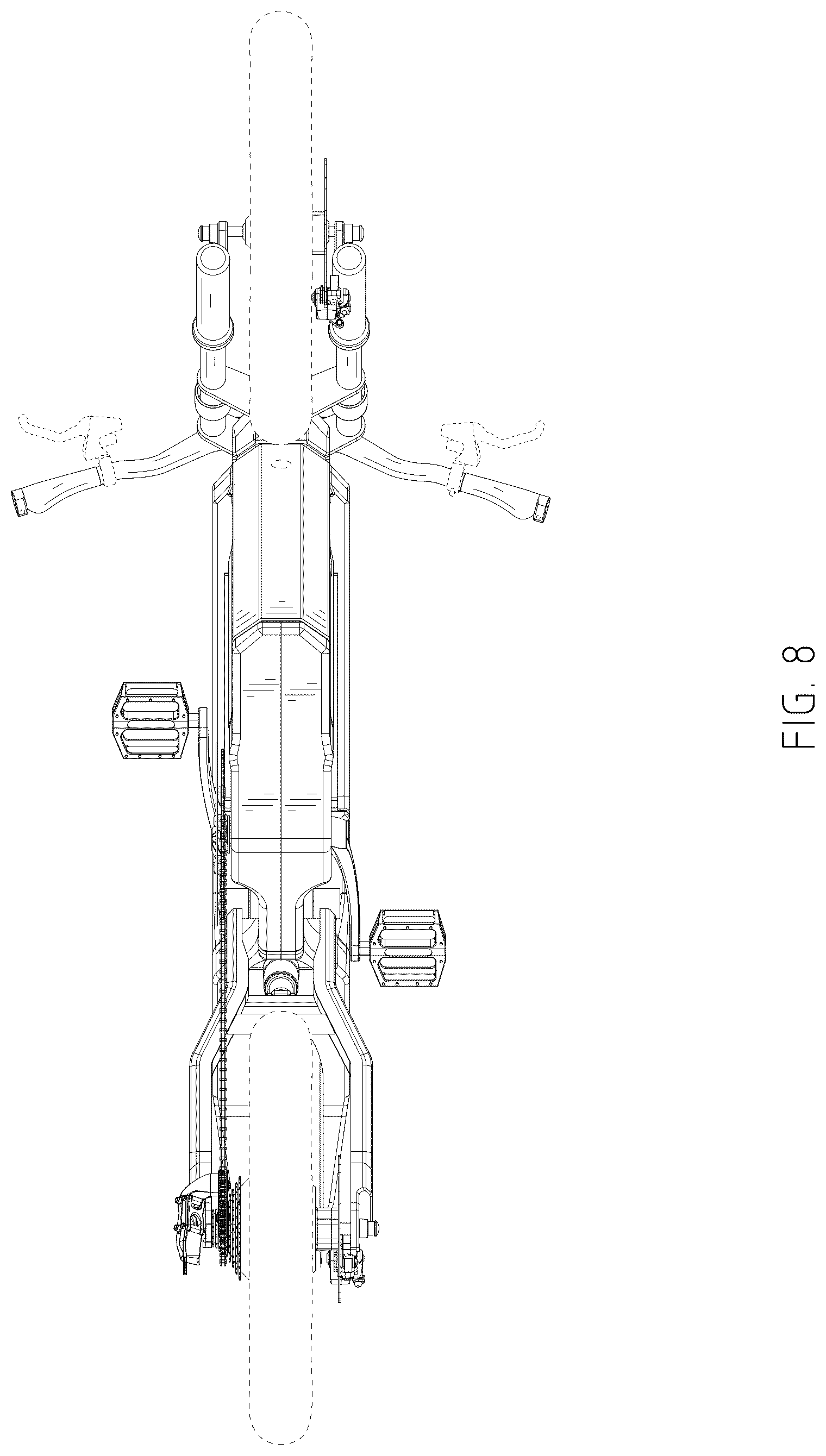 Patent USD1077683 Figure 8 – Electric bicycle