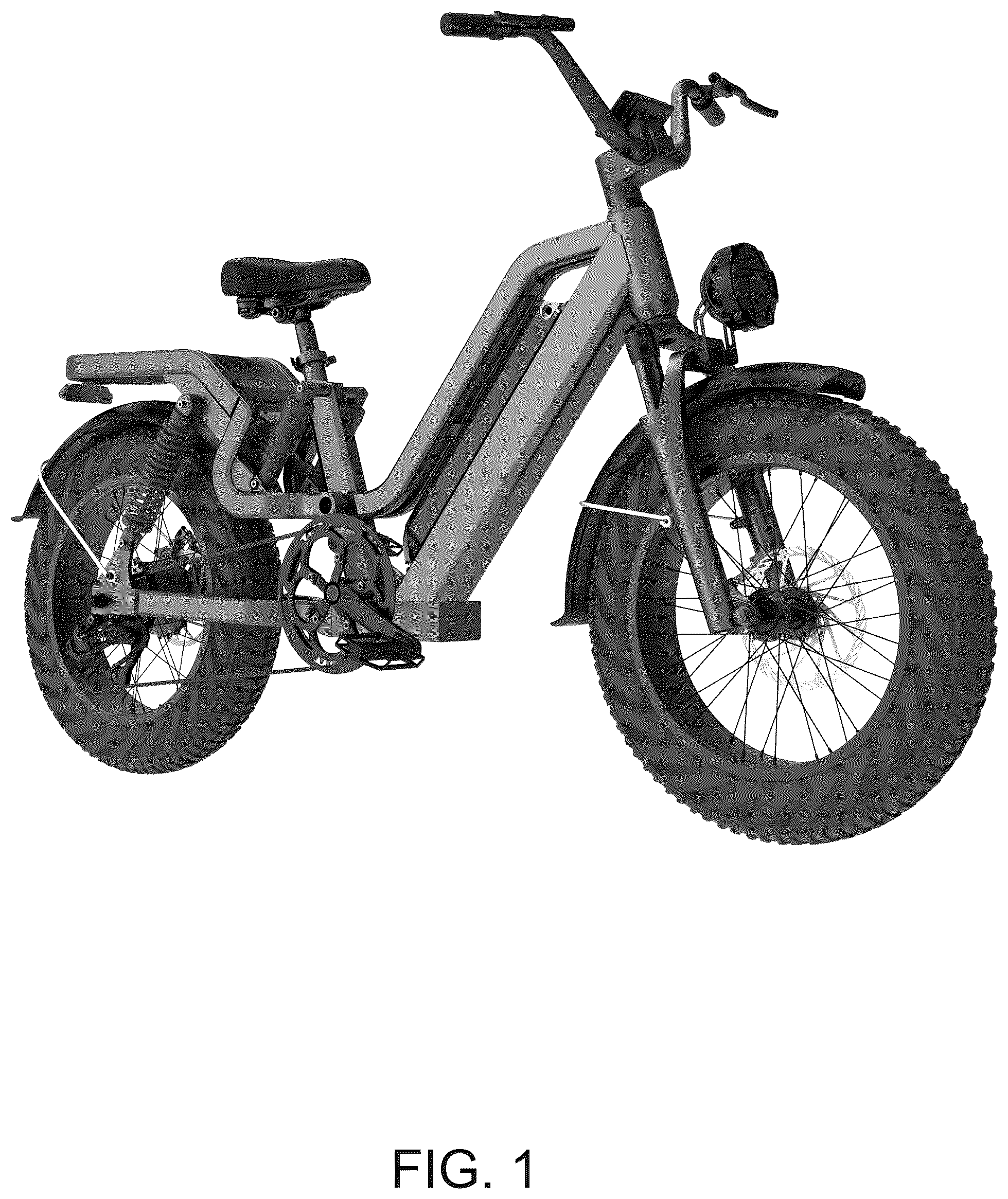 Patent USD1077685 — Electric bicycle — Figure 1