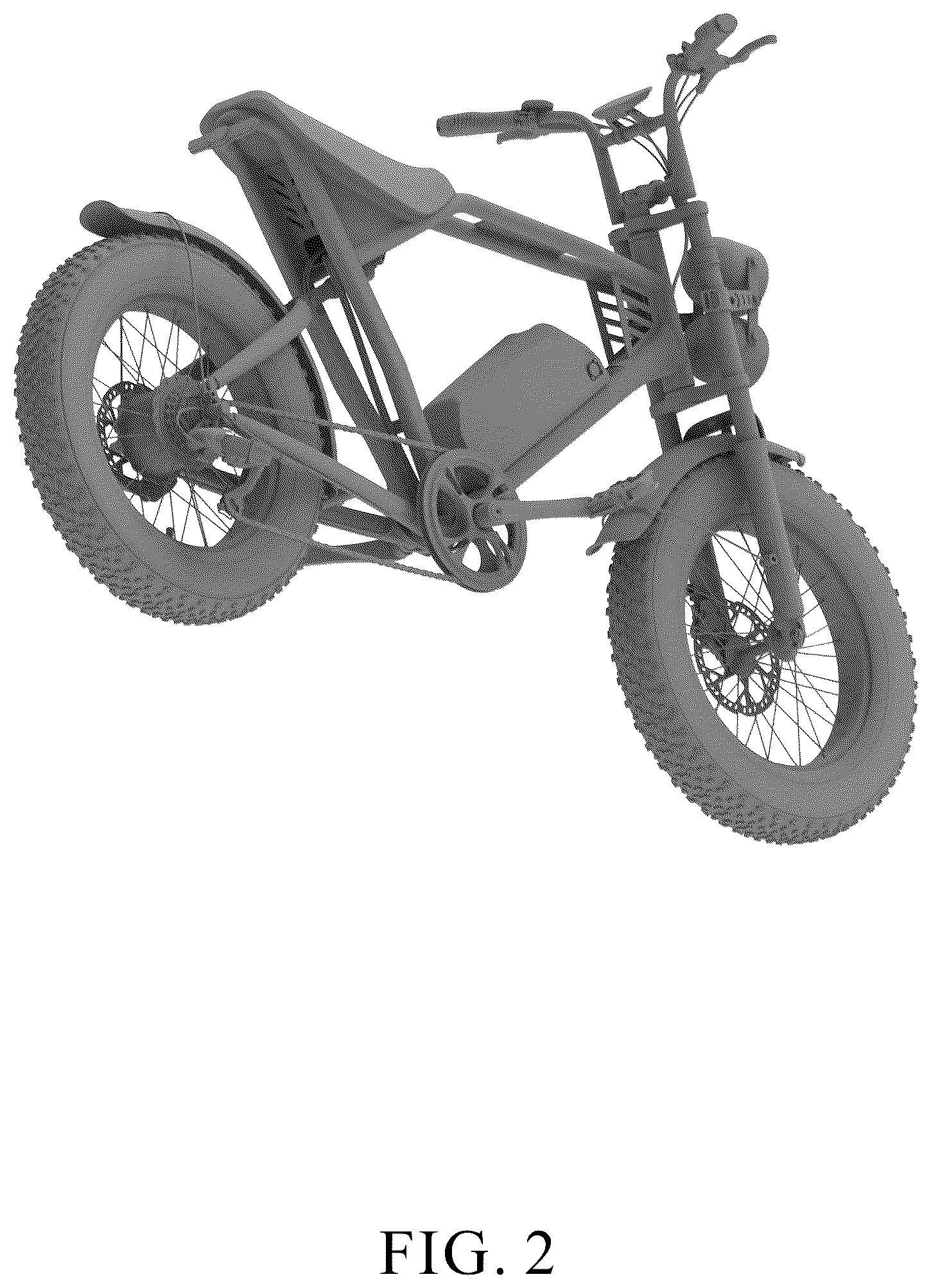 Patent USD1077686 Figure 2 – Electric bicycle