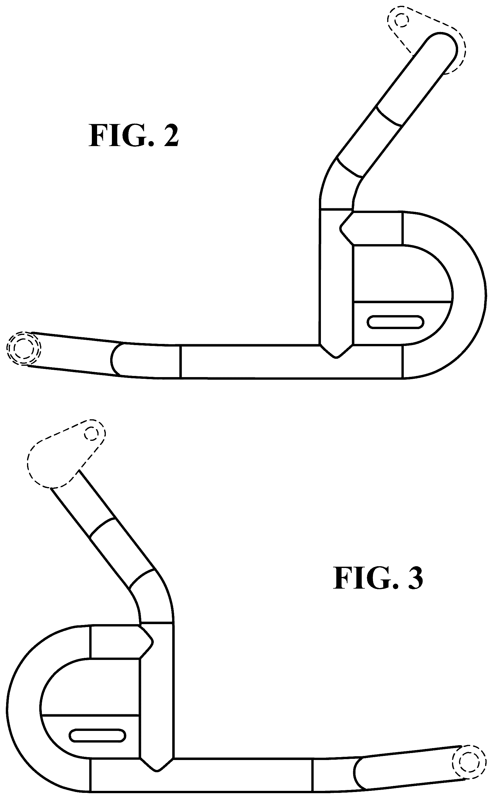 Patent USD1077687 Figure 2 – Pair of motorcycle highway bars