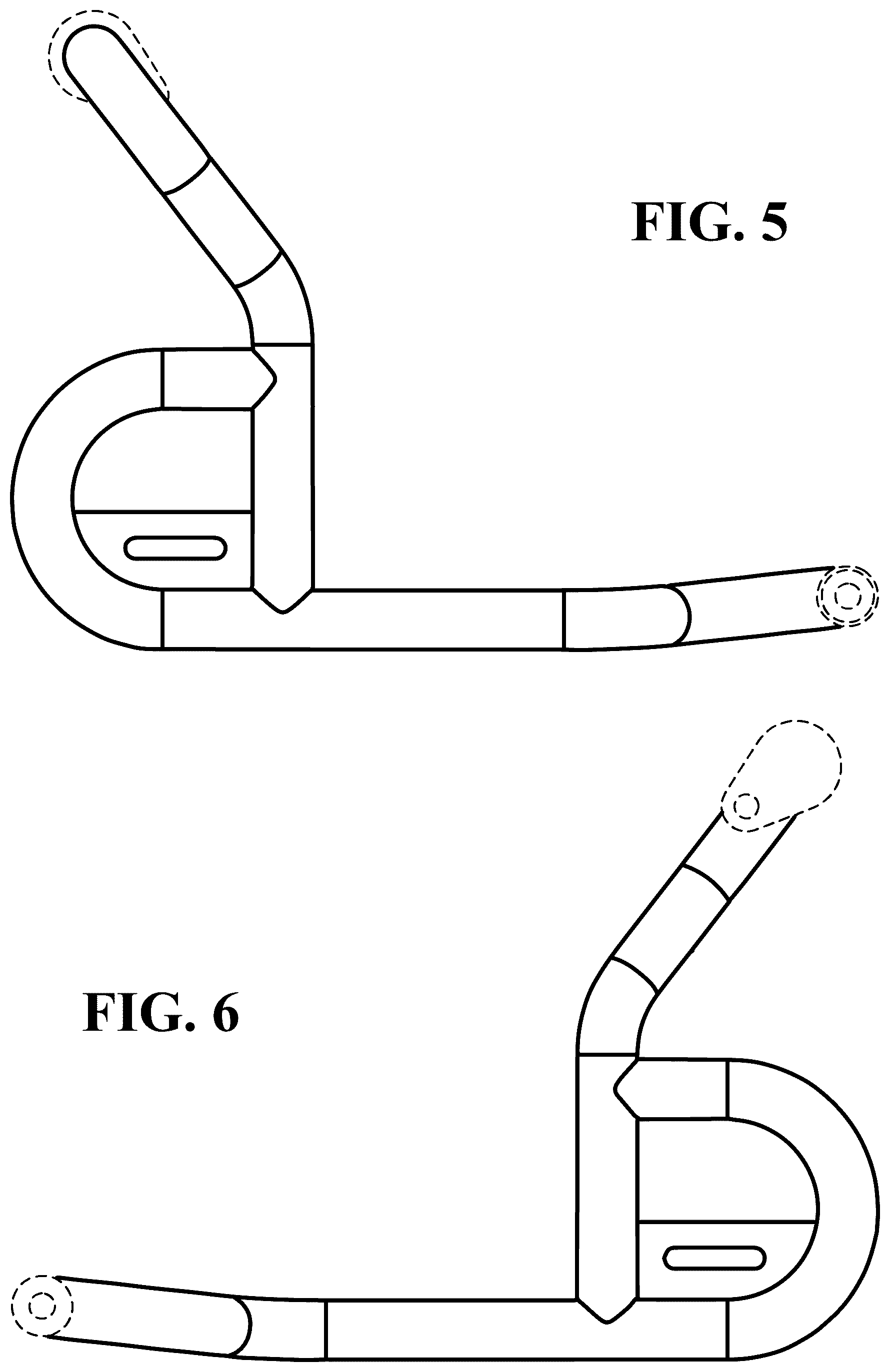 Patent USD1077687 Figure 4 – Pair of motorcycle highway bars